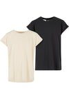 Lot de 2 t-shirts à épaules allongées pour filles de l'UC