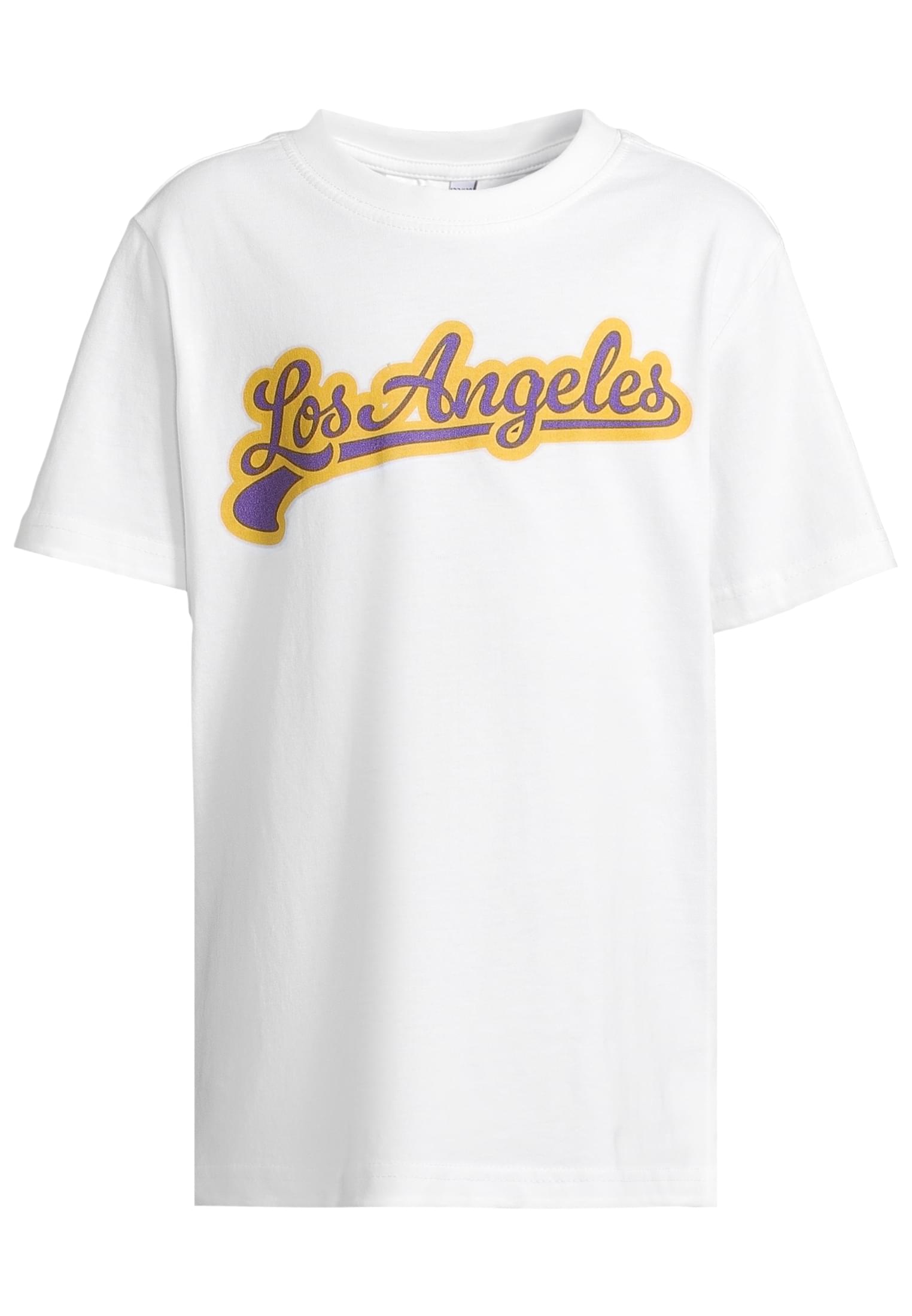 Confezione da 2 magliette a manica corta - Los Angeles Compton bianco+grigio mélange 158/164