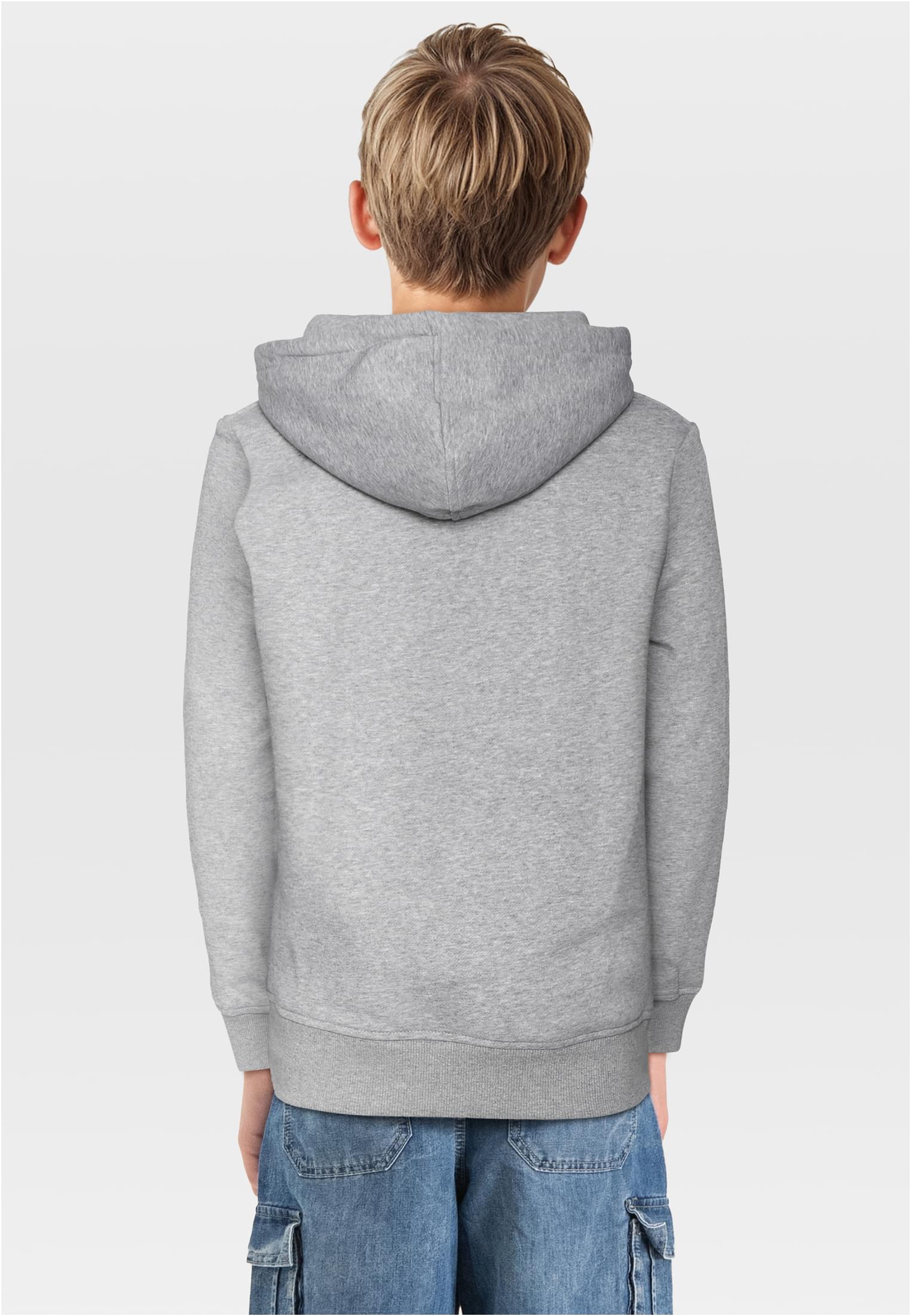 Felpa con cappuccio 2 pezzi - manica lunga - Los Angeles e New York nero+grigio mélange 158/164