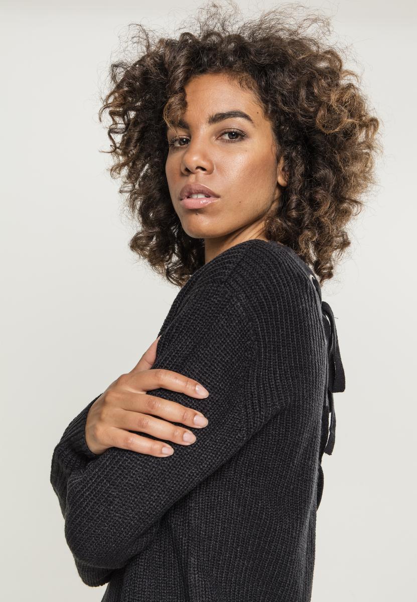 UC Back Lace Up Sweater - workoutbrands.com