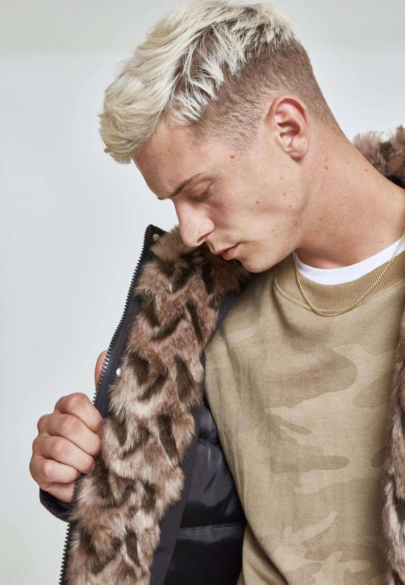 UC Hooded Faux Fur Parka - workoutbrands.com