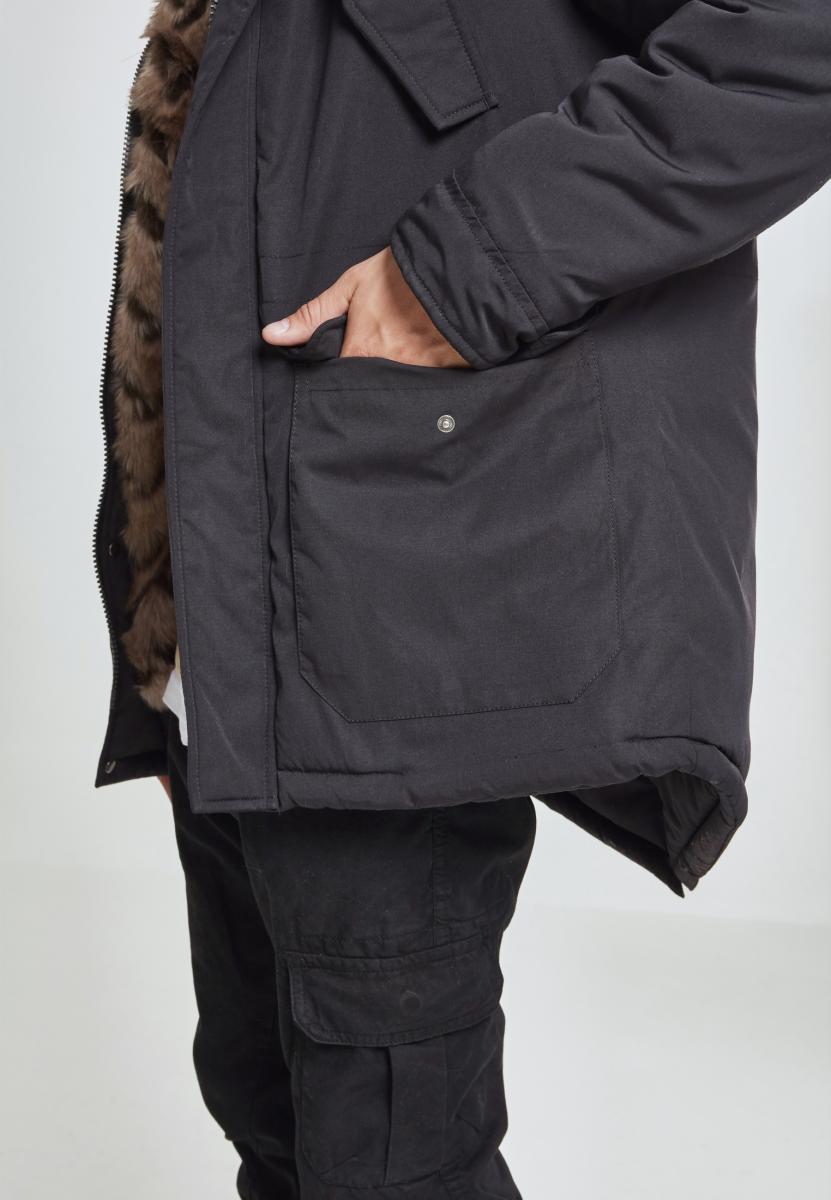 UC Hooded Faux Fur Parka - workoutbrands.com