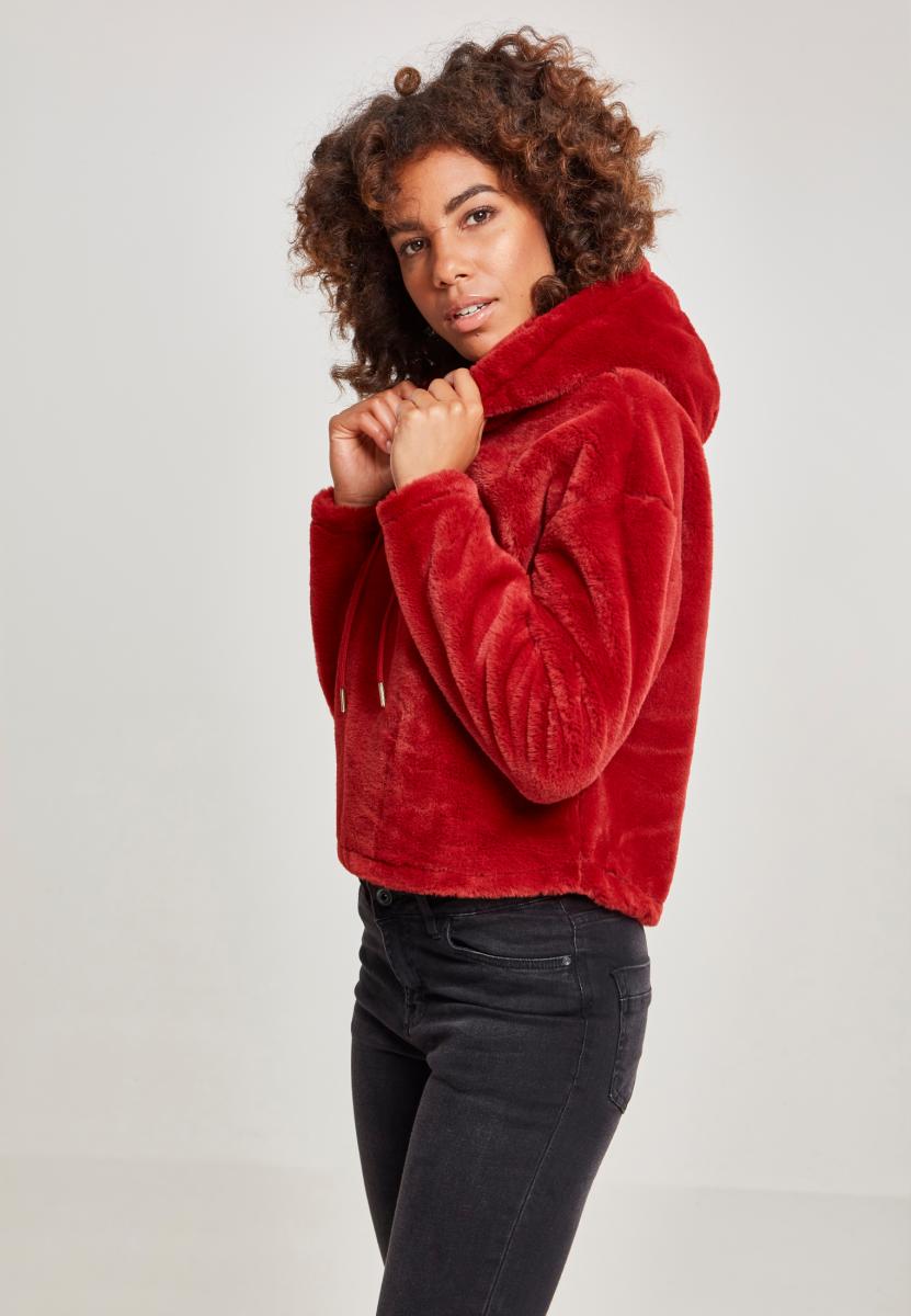 UC Oversize Short Teddy Hoody - workoutbrands.com