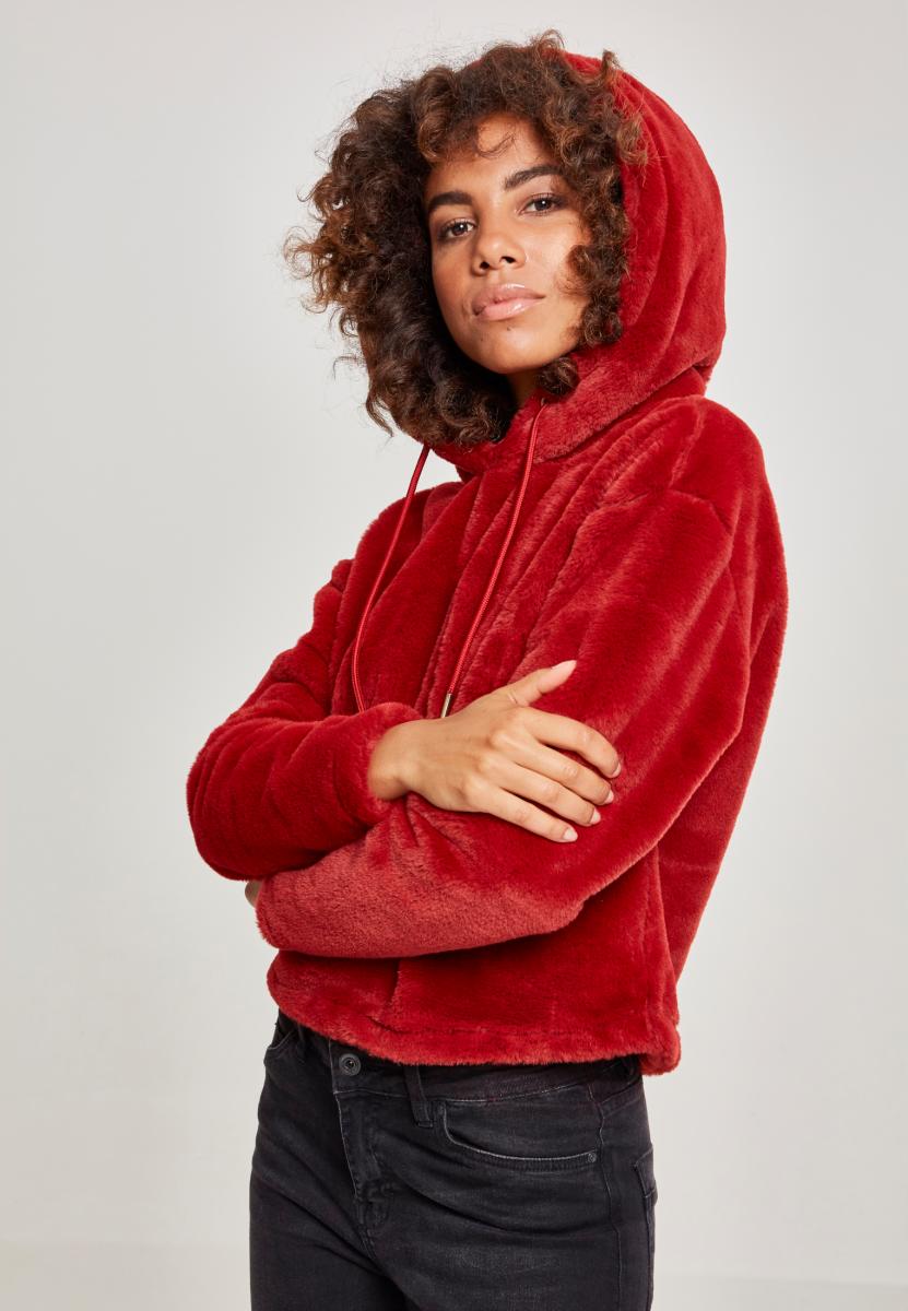 UC Oversize Short Teddy Hoody - workoutbrands.com