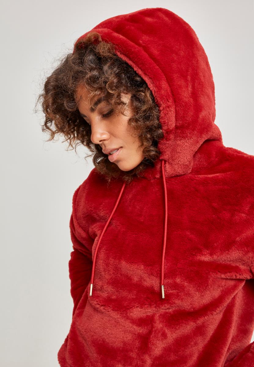 UC Oversize Short Teddy Hoody - workoutbrands.com