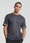 UC Oversized Striped Mesh Tee