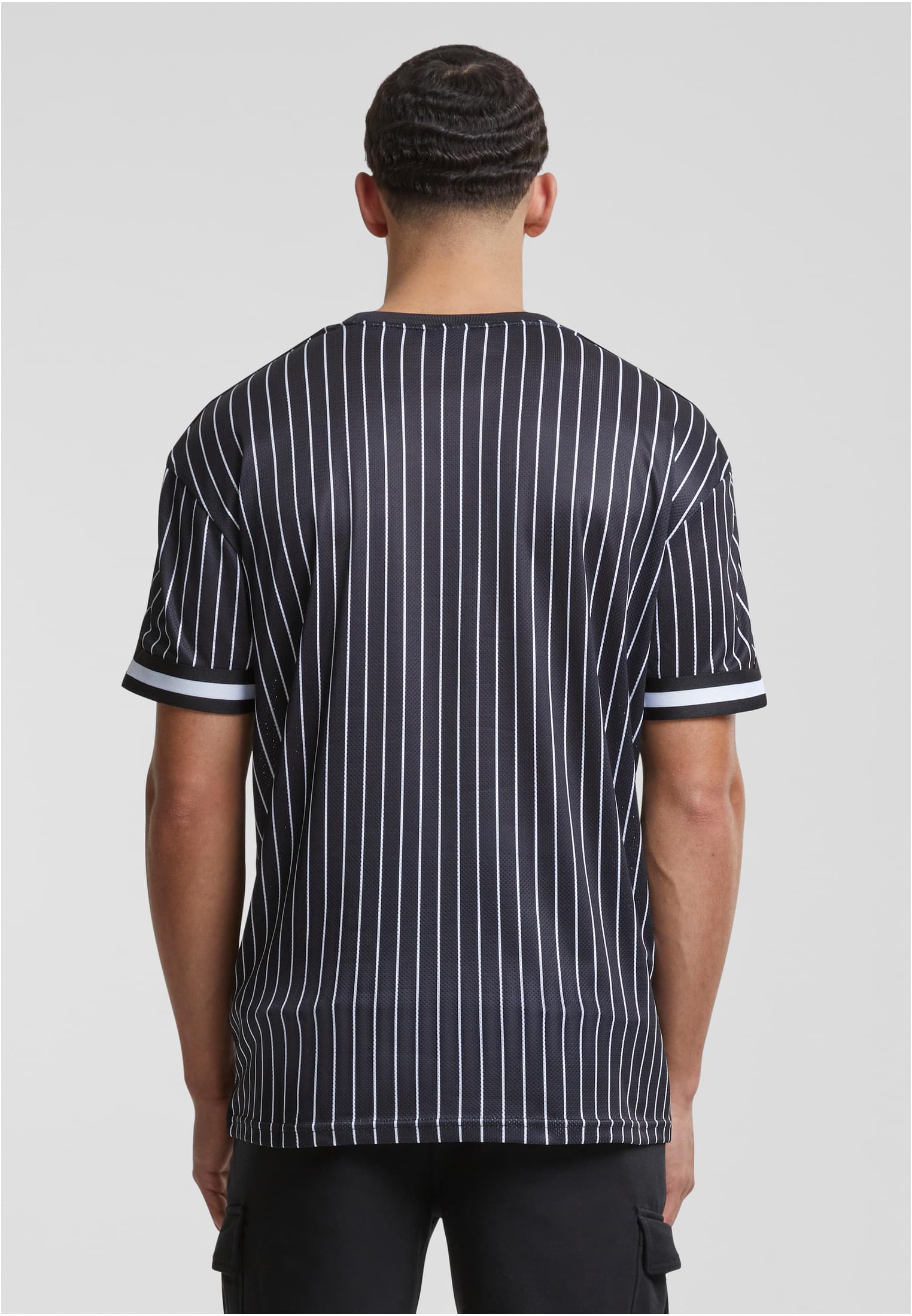 UC Oversized Striped Mesh Tee - workoutbrands.com