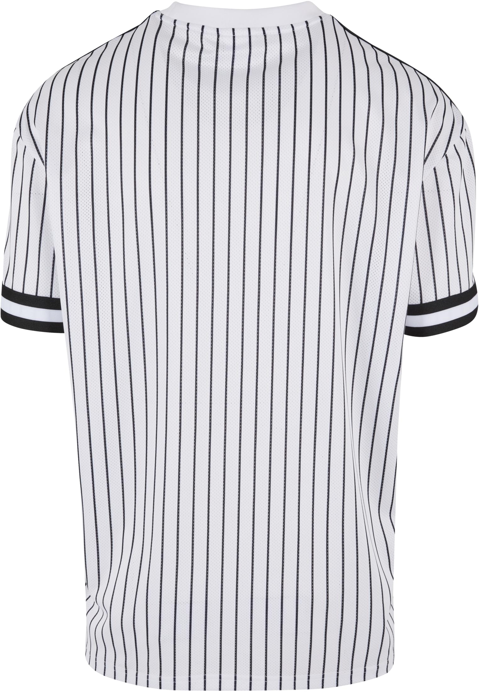 UC Oversized Striped Mesh Tee - workoutbrands.com