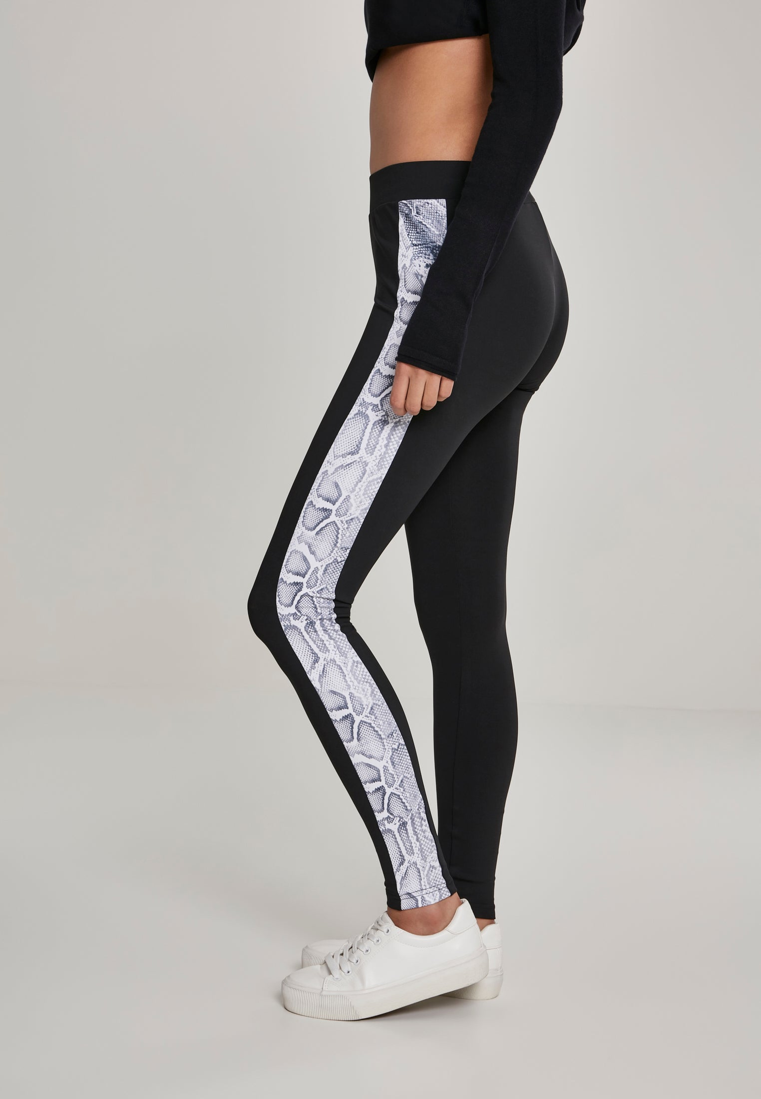 UC Side Striped Pattern Leggings - workoutbrands.com