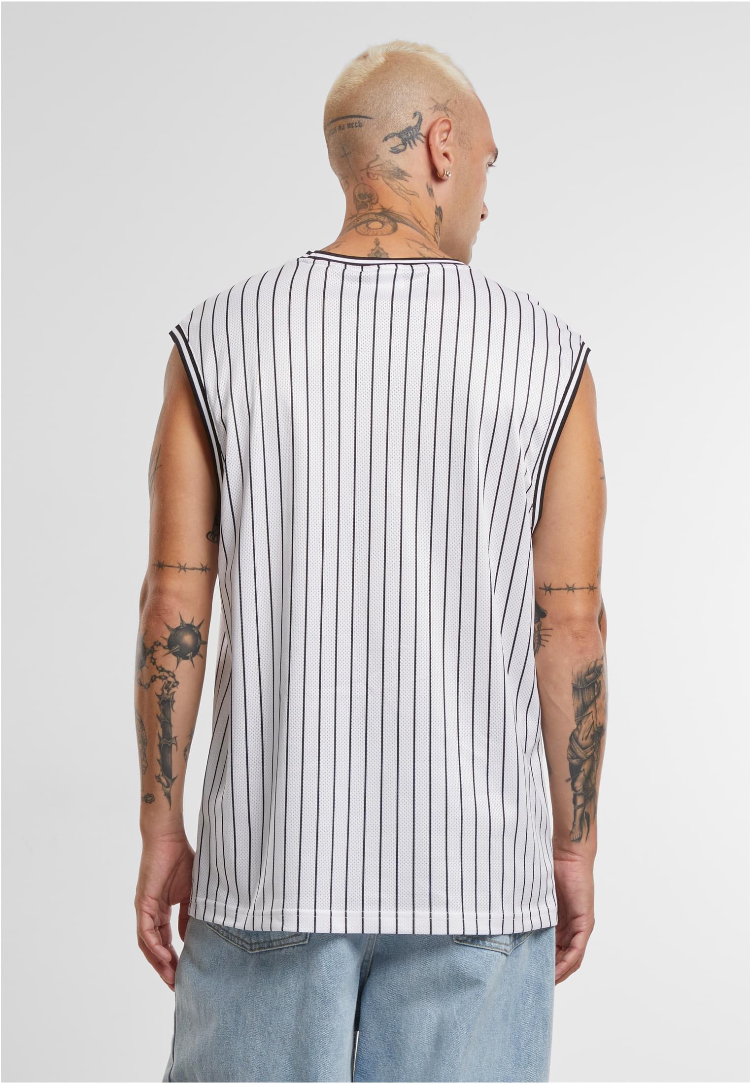 UC Striped Mesh Tanktop - workoutbrands.com