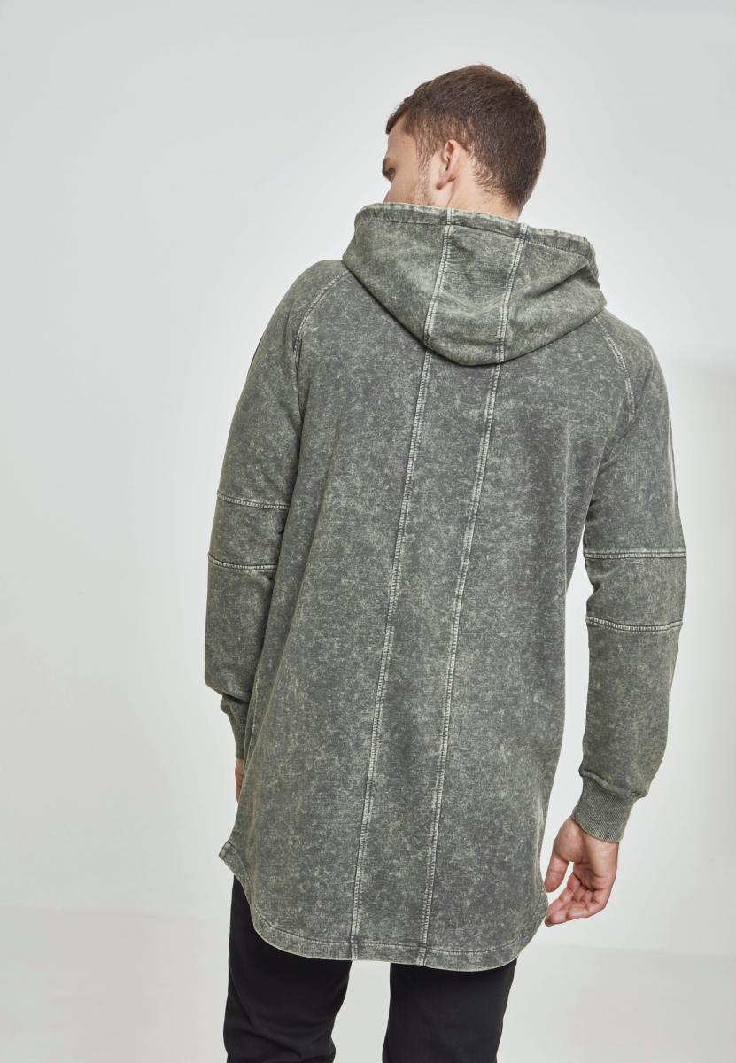 UC Terry Acid Washed Long Shaped Hoody - workoutbrands.com