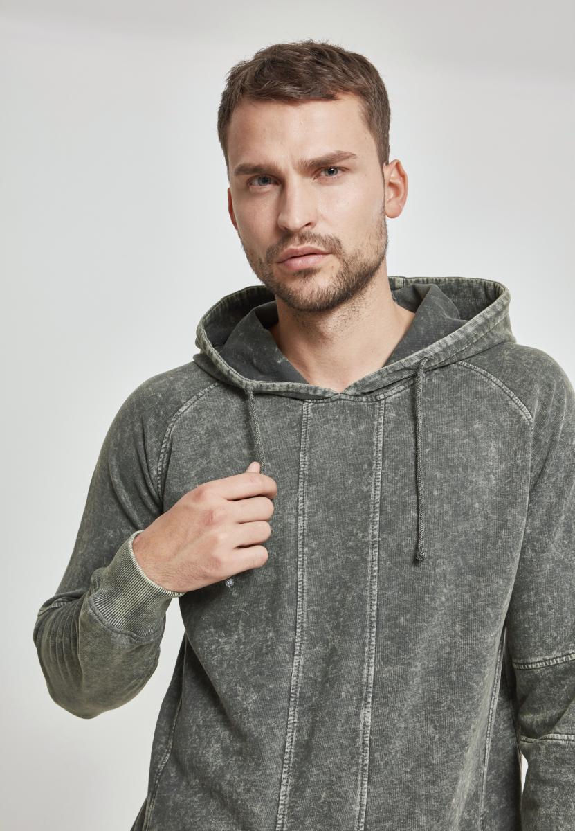 UC Terry Acid Washed Long Shaped Hoody - workoutbrands.com