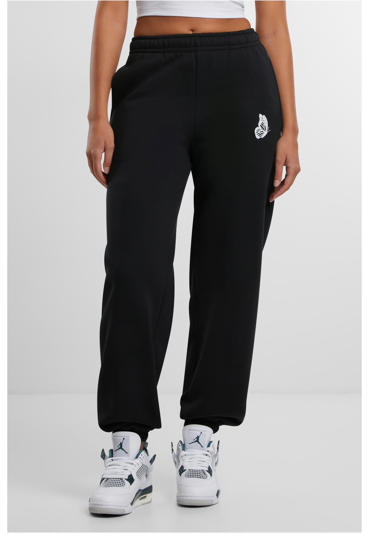 Wildest Dreams Ladies Fluffy Sweatpants black XXL - workoutbrands.com