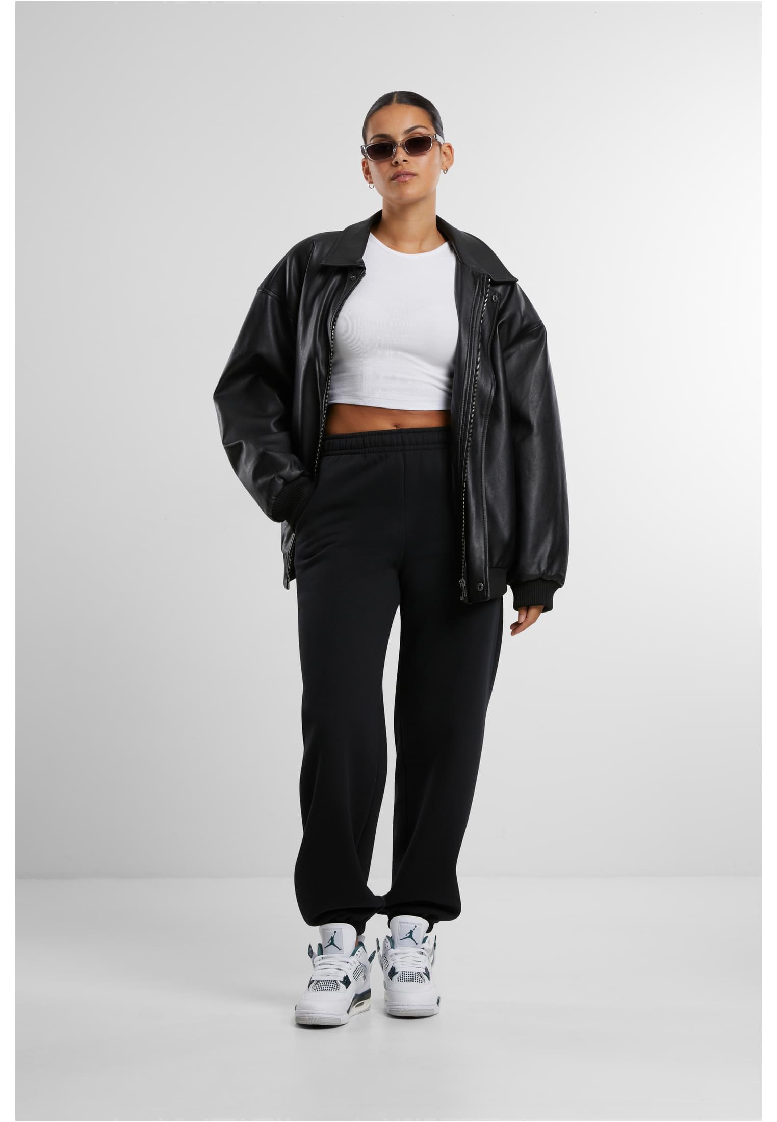 Wildest Dreams Ladies Fluffy Sweatpants black XXL - workoutbrands.com