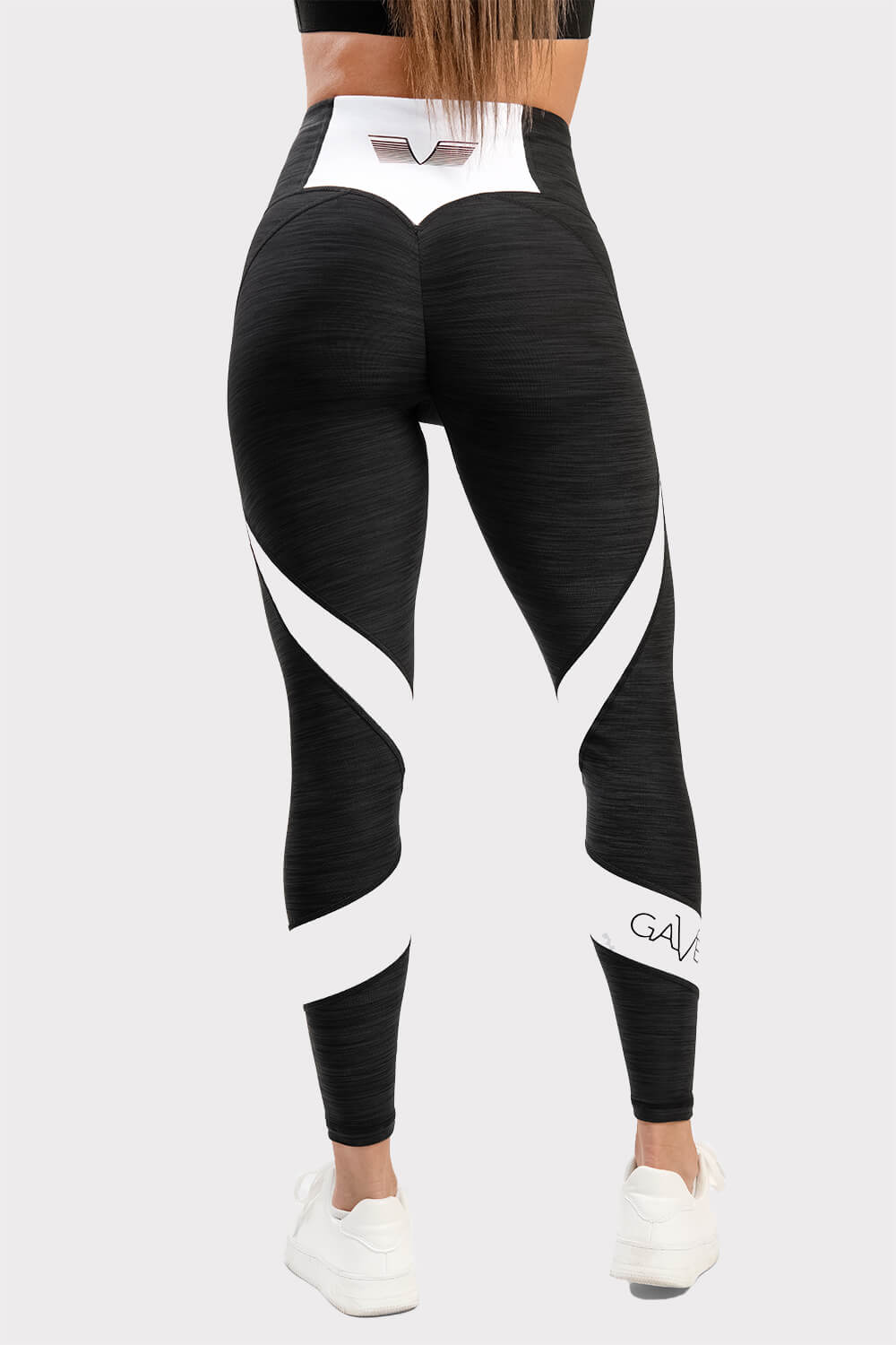 G Swirl Tights - Black/White