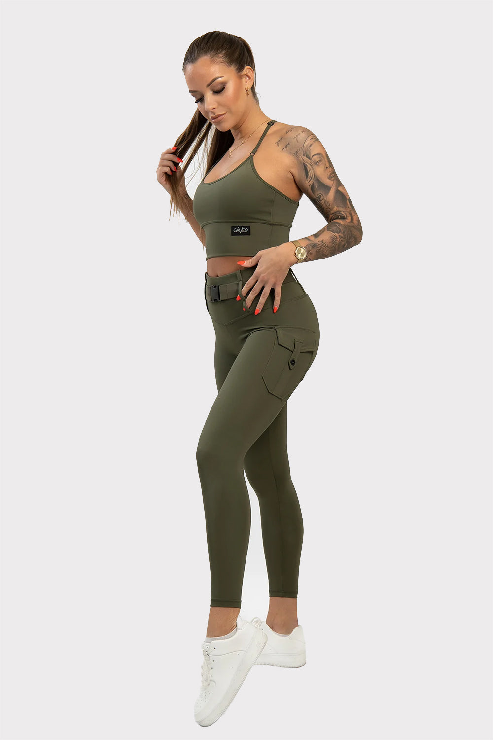 G Cargo Tights - Military Green