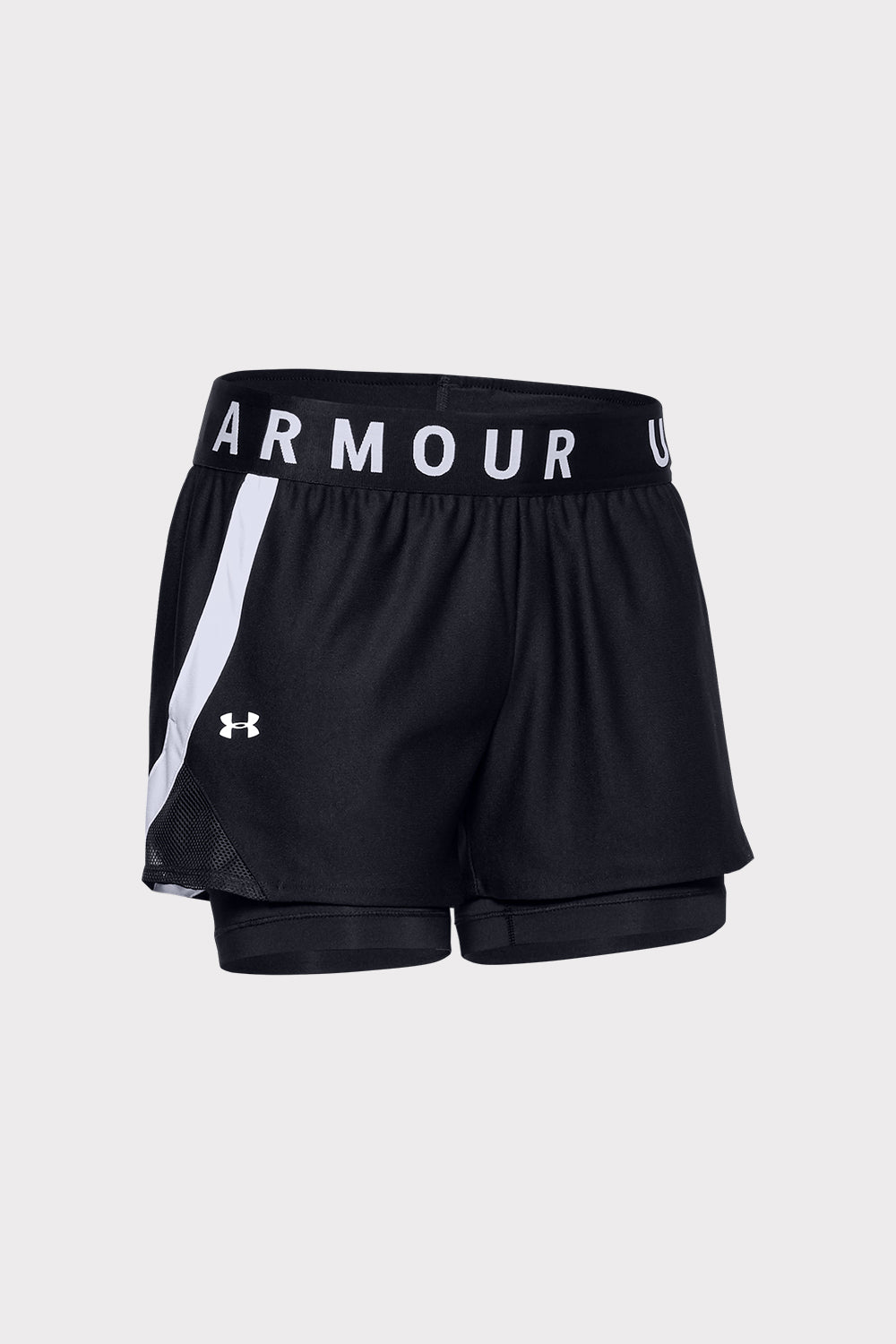 UA Play Up Shorts 2 in 1 - Preto