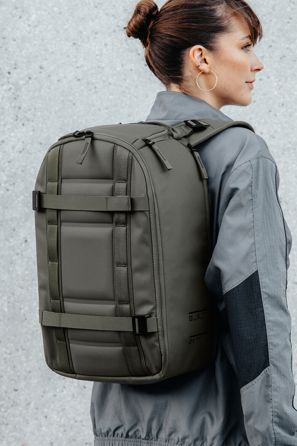 DB RAMVERK BACKPACK 21L - MOOSGRÜN