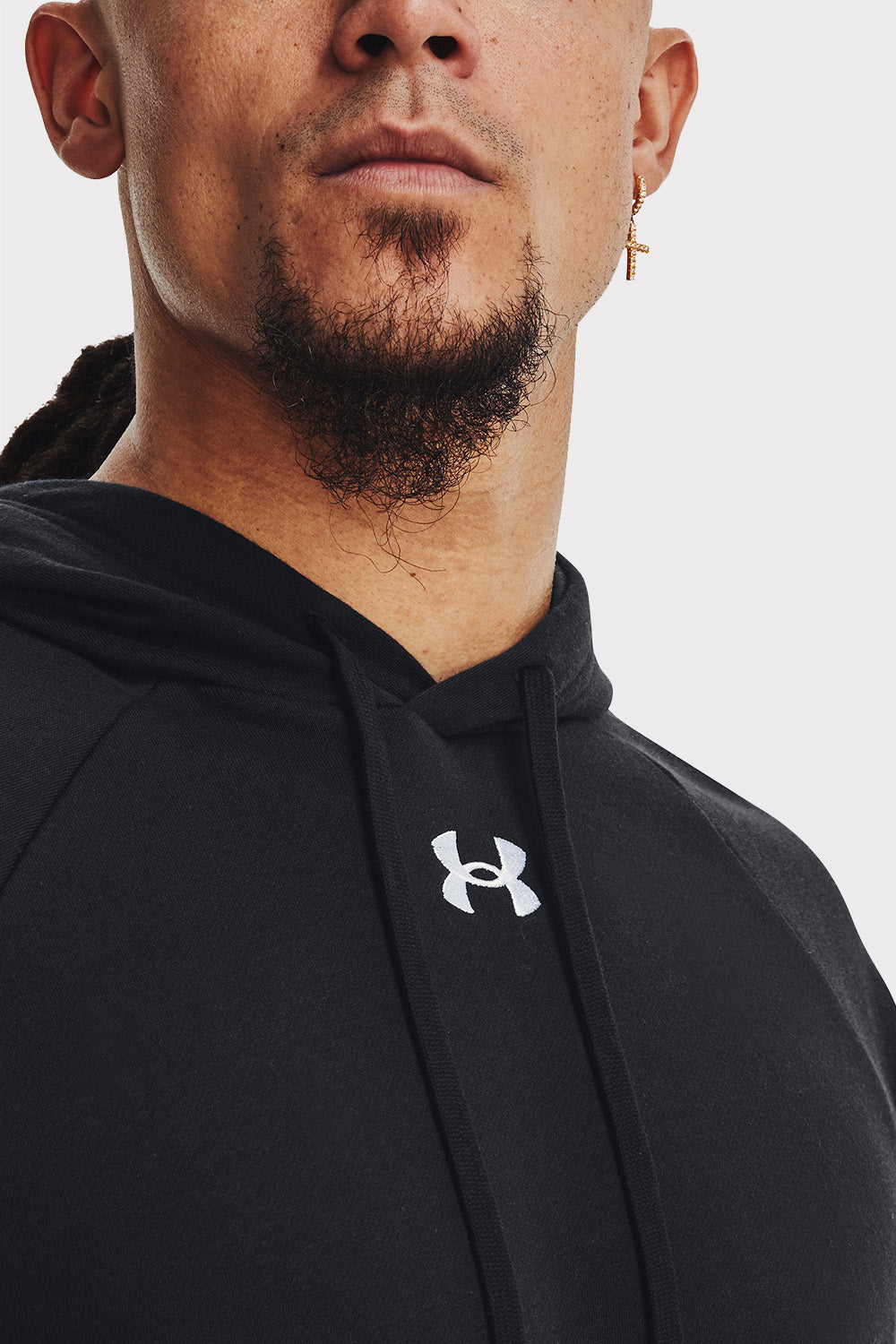 UA Rival Fleece Hoodie - czarna  