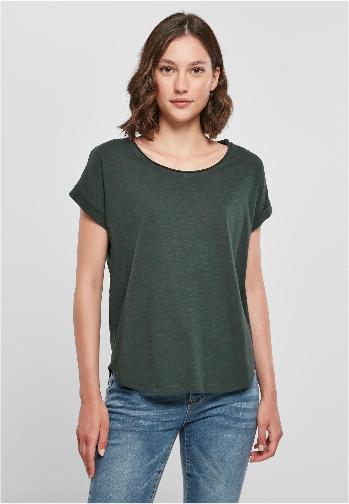 Ladies Long Slub Tee - workoutbrands.com