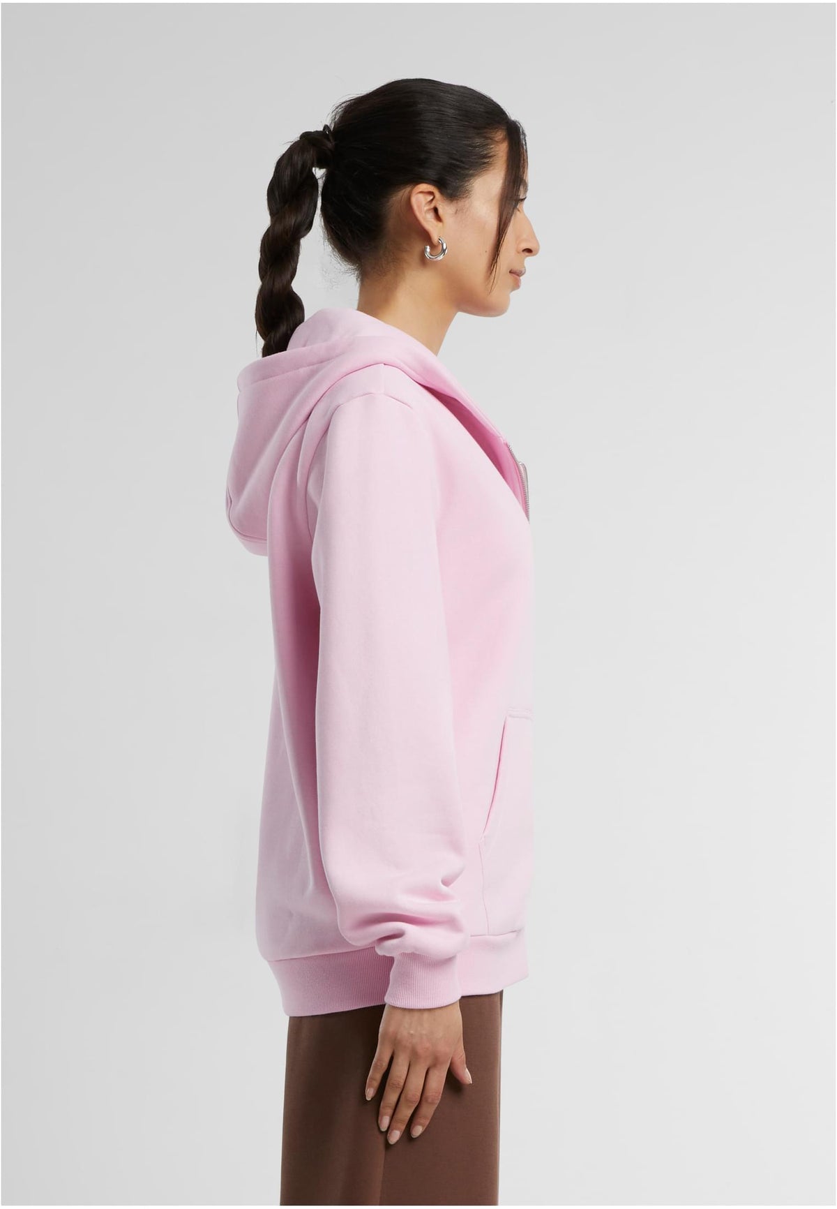 Ladies Fluffy Zip Hoody - workoutbrands.com