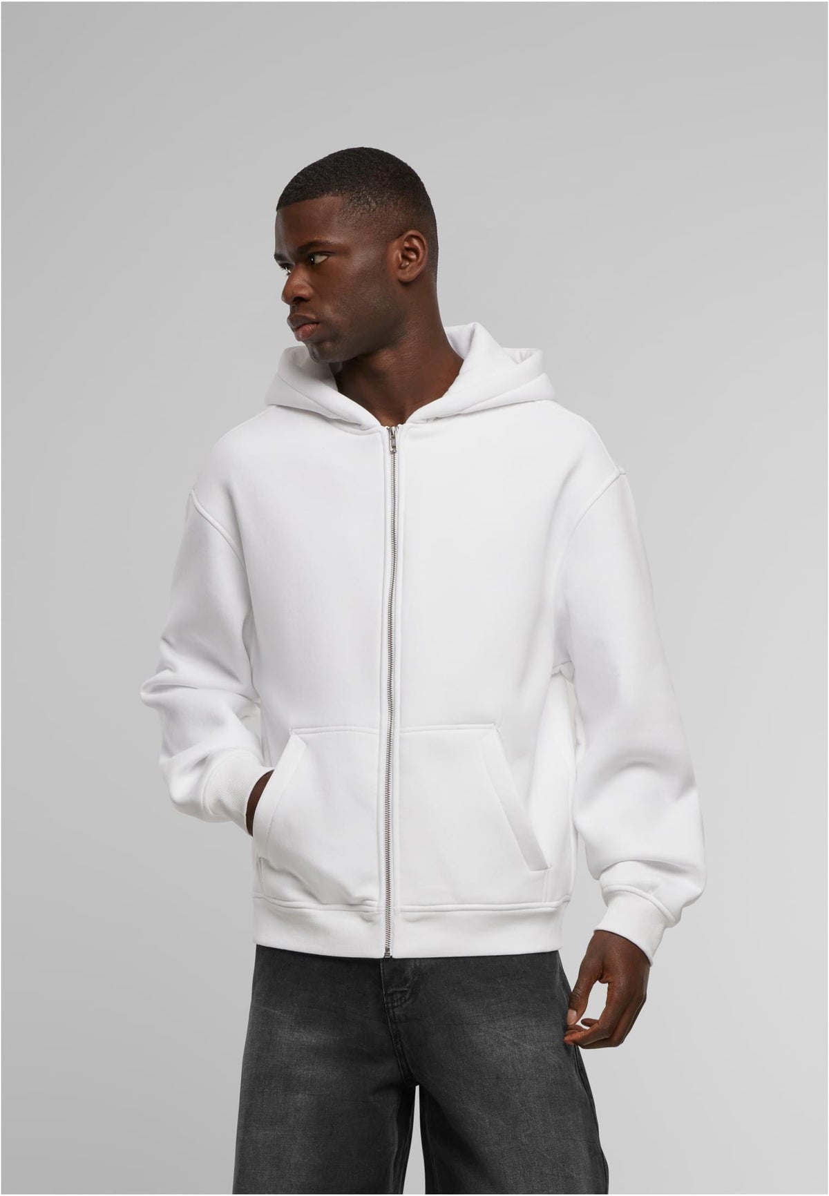 Oversized Zip Hoody - workoutbrands.com
