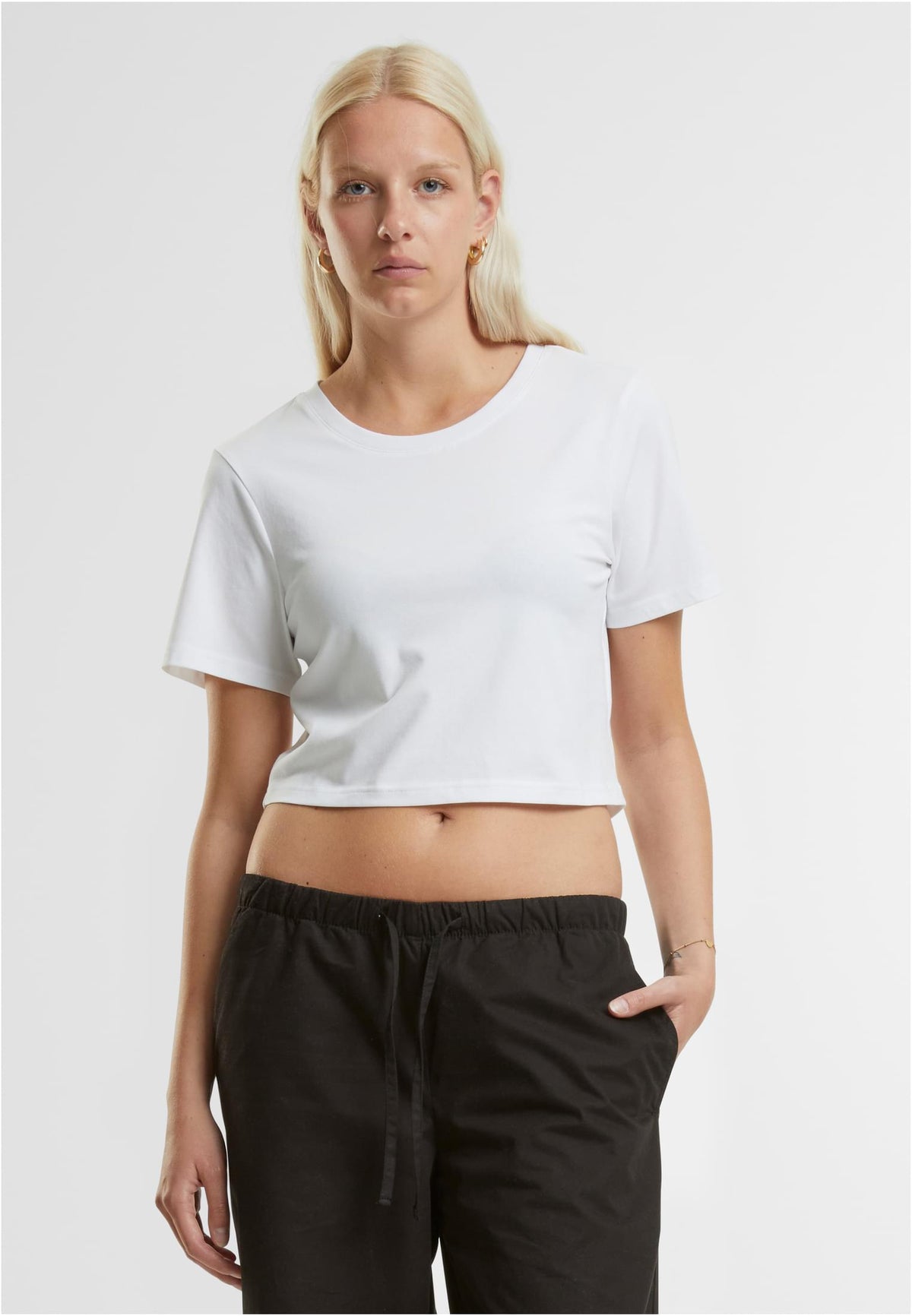 Ladies Cropped Tee - workoutbrands.com