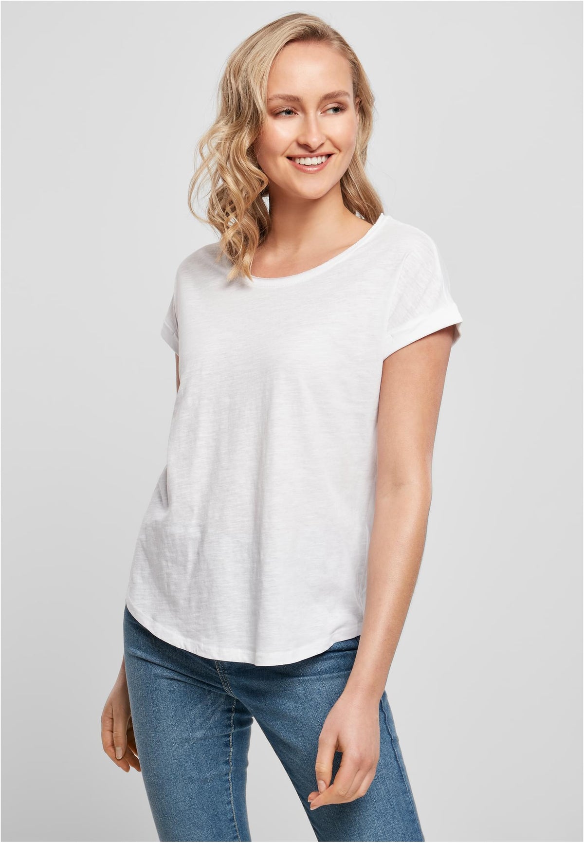 Ladies Long Slub Tee - workoutbrands.com
