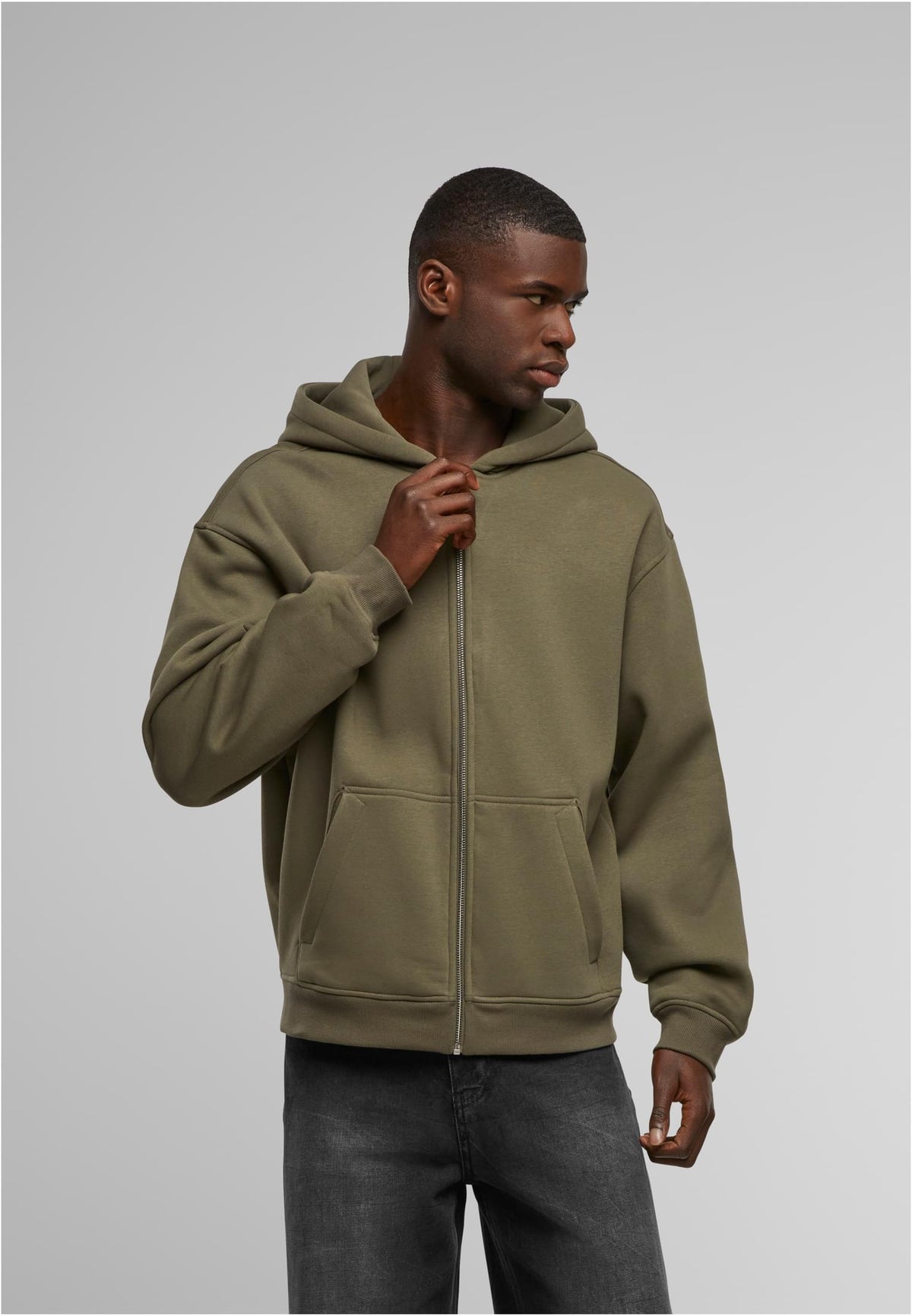 Oversized Zip Hoody - workoutbrands.com