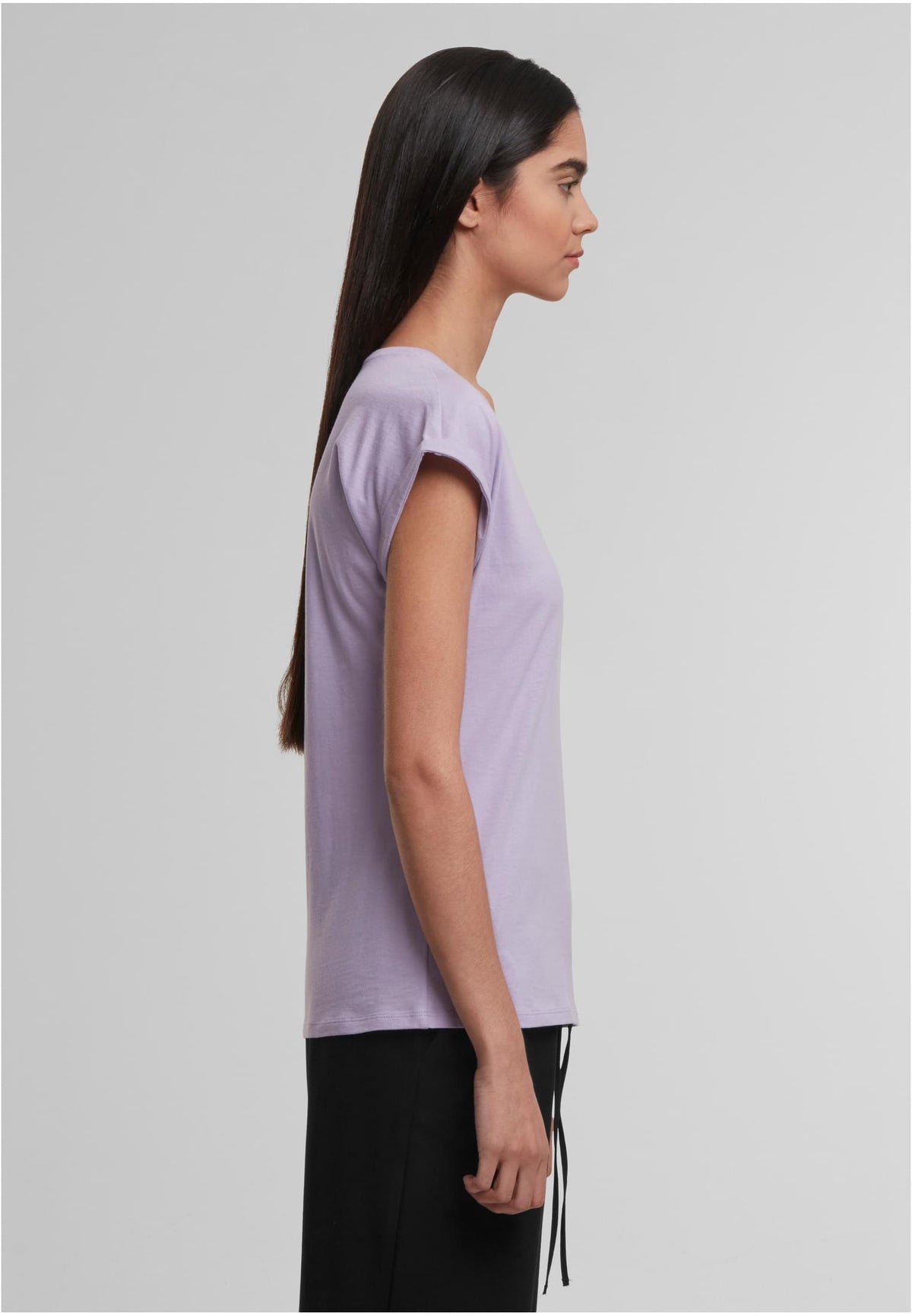 Ladies Regular Extended Shoulder Tee - workoutbrands.com