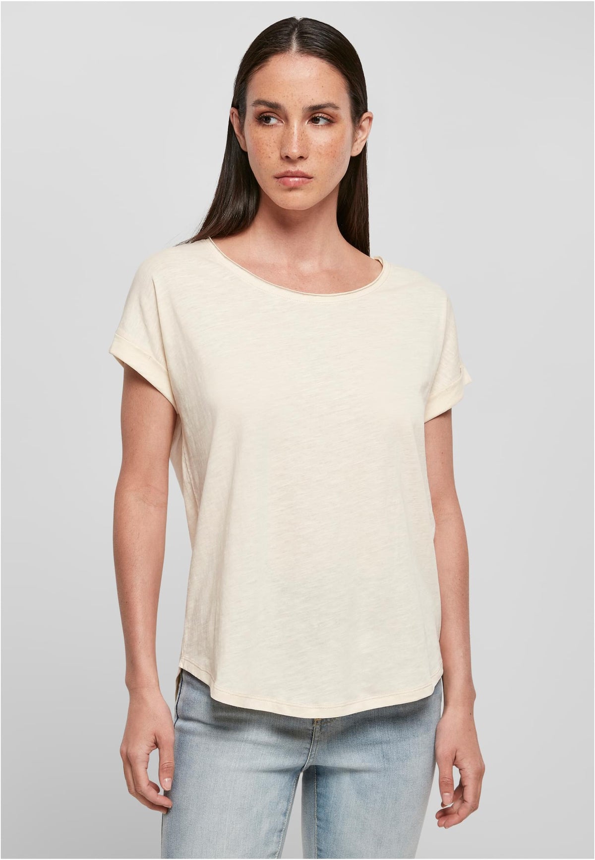 Ladies Long Slub Tee - workoutbrands.com