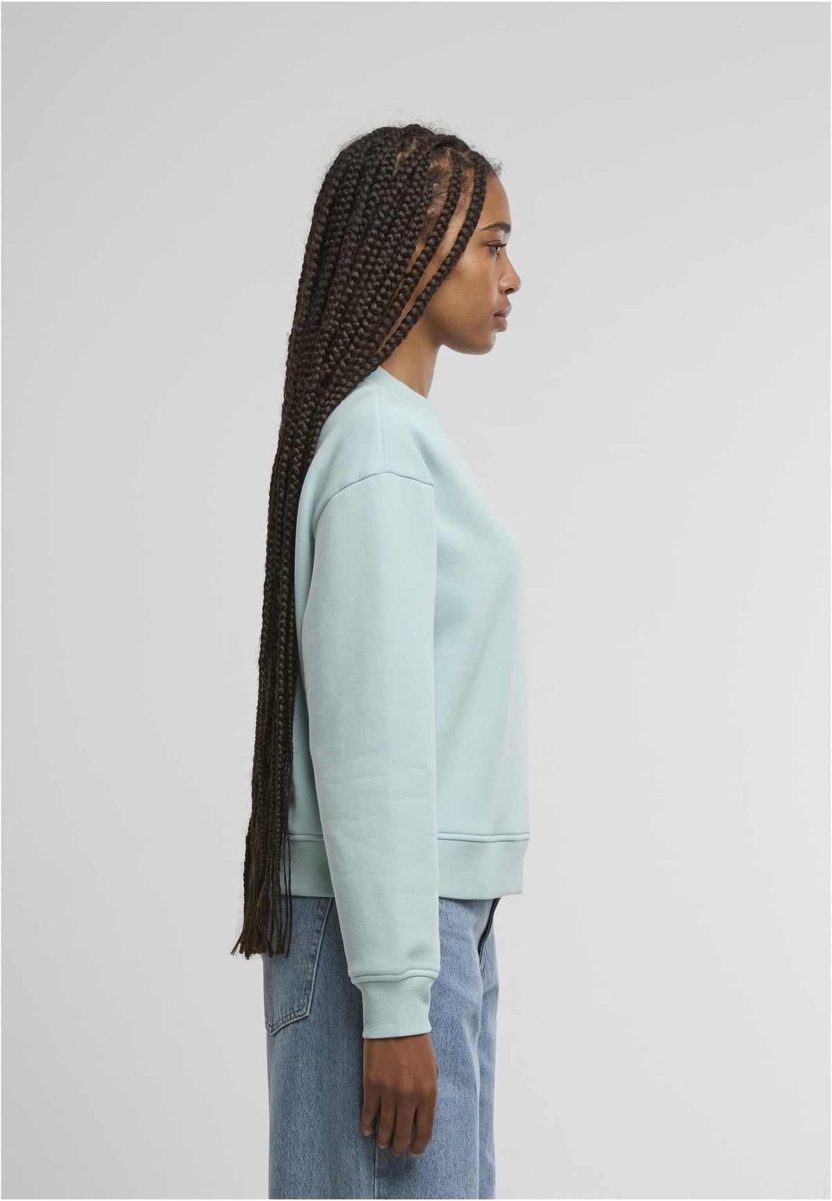 Ladies Oversized Crewneck - workoutbrands.com