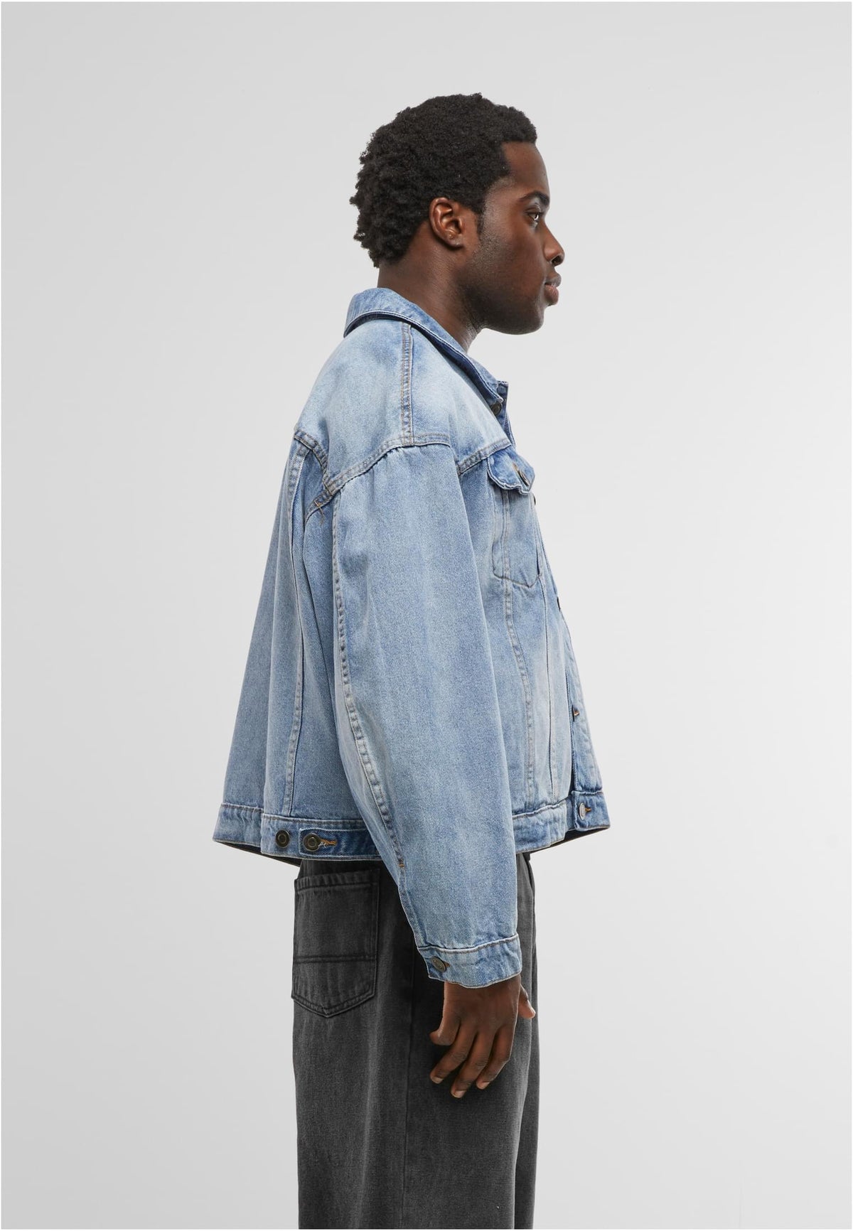 Heavy Ounce Boxy Denim Jacket - workoutbrands.com