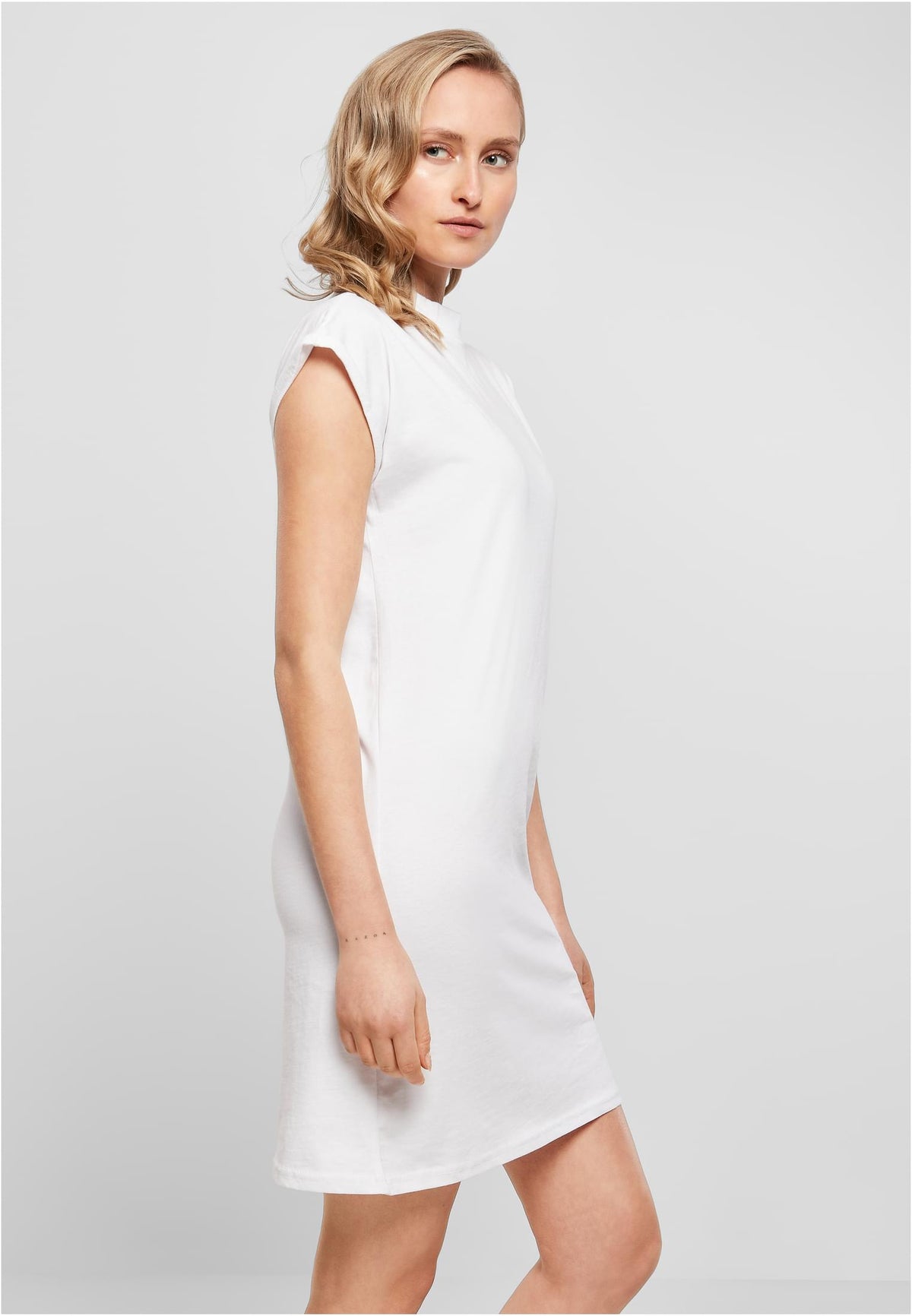 Ladies Turtle Extended Shoulder Dress - workoutbrands.com