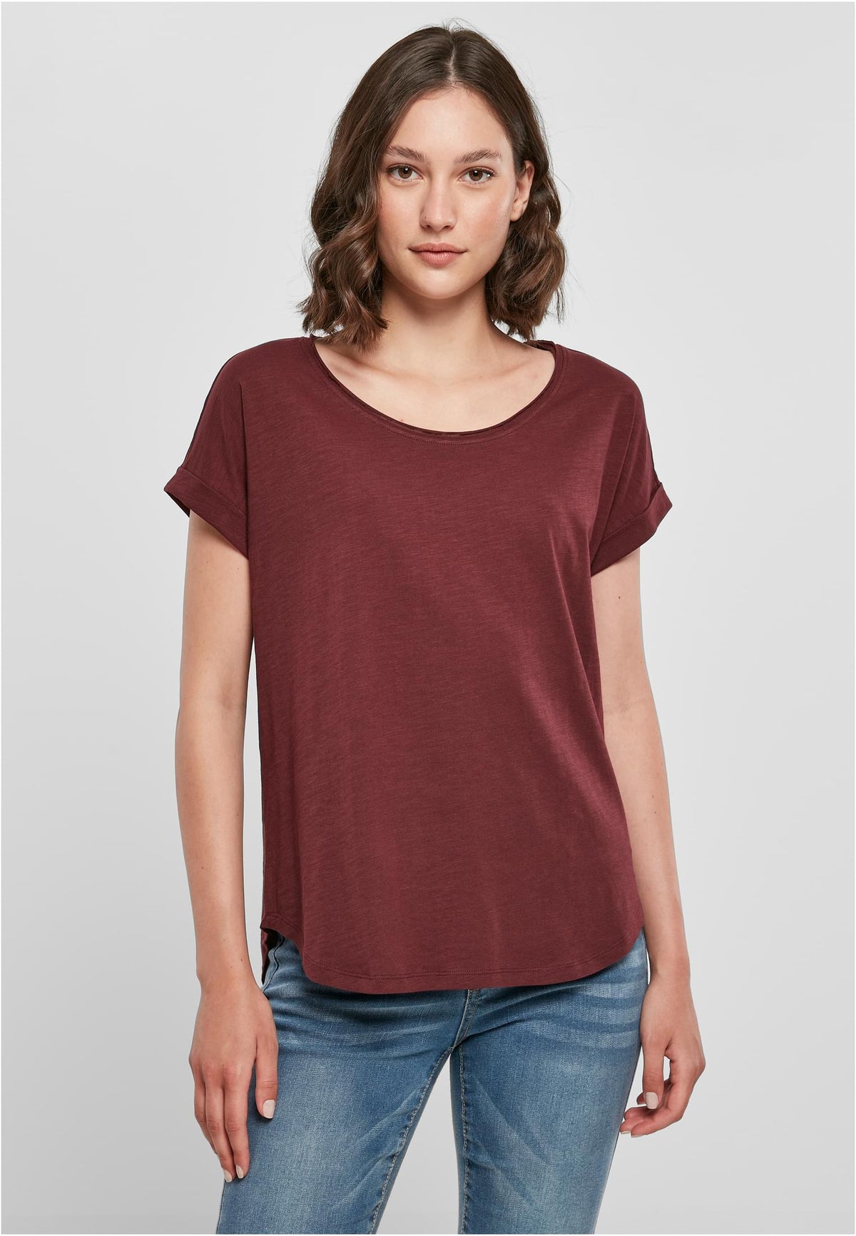 Ladies Long Slub Tee - workoutbrands.com