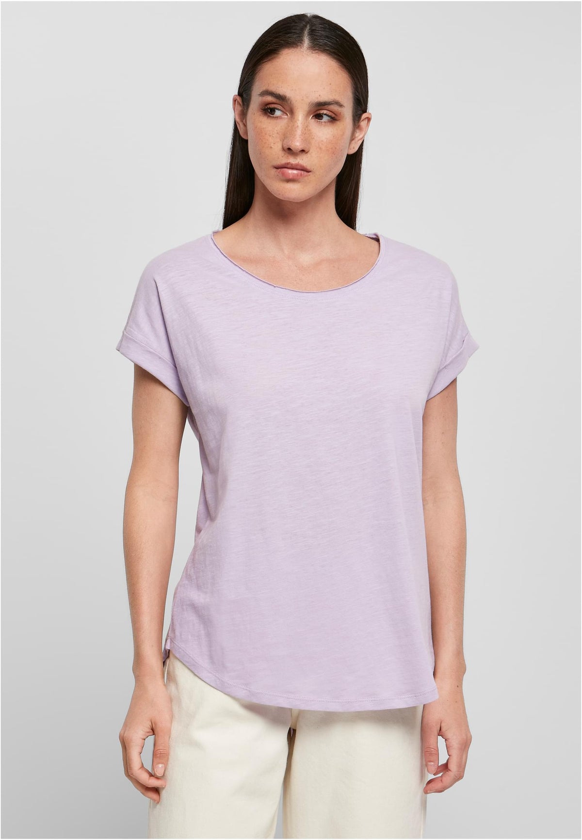 Ladies Long Slub Tee - workoutbrands.com