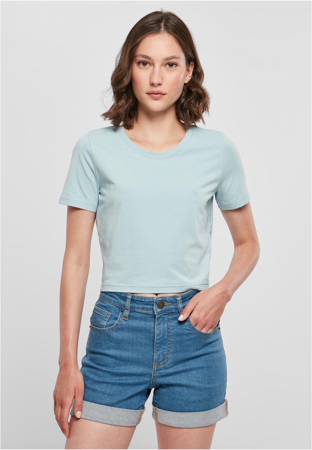 Ladies Cropped Tee - workoutbrands.com