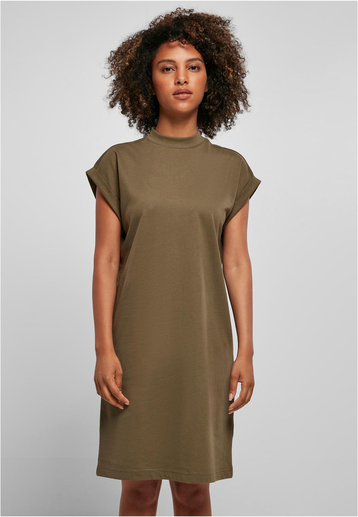 Ladies Turtle Extended Shoulder Dress - workoutbrands.com
