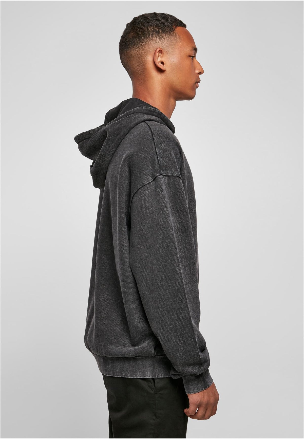 Acid Washed Oversized Hoody - workoutbrands.com