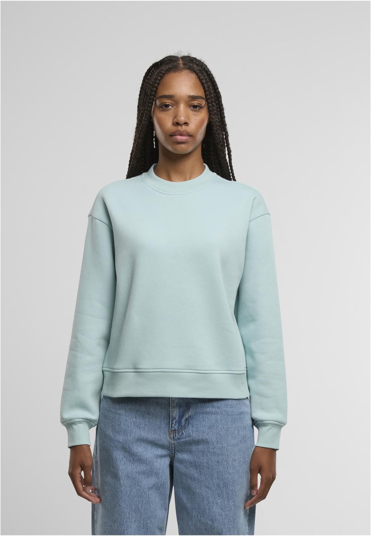 Ladies Oversized Crewneck - workoutbrands.com