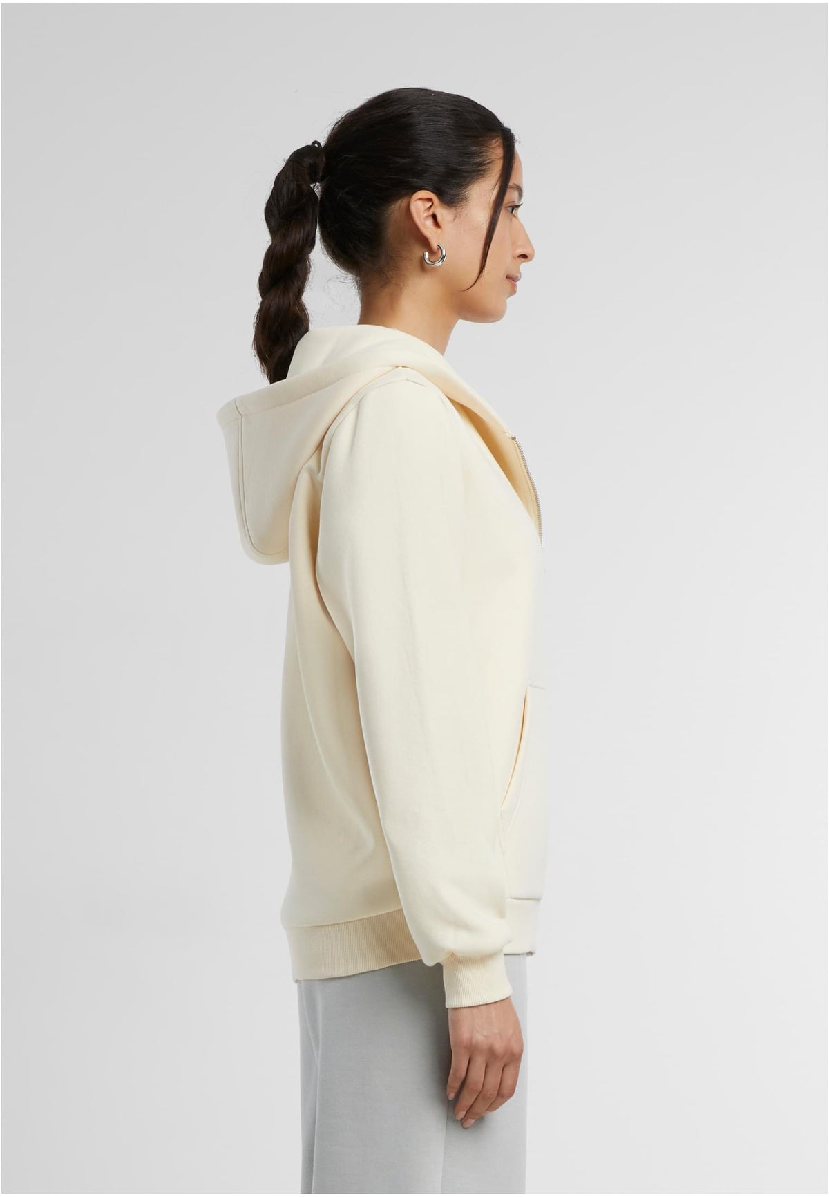 Ladies Fluffy Zip Hoody - workoutbrands.com