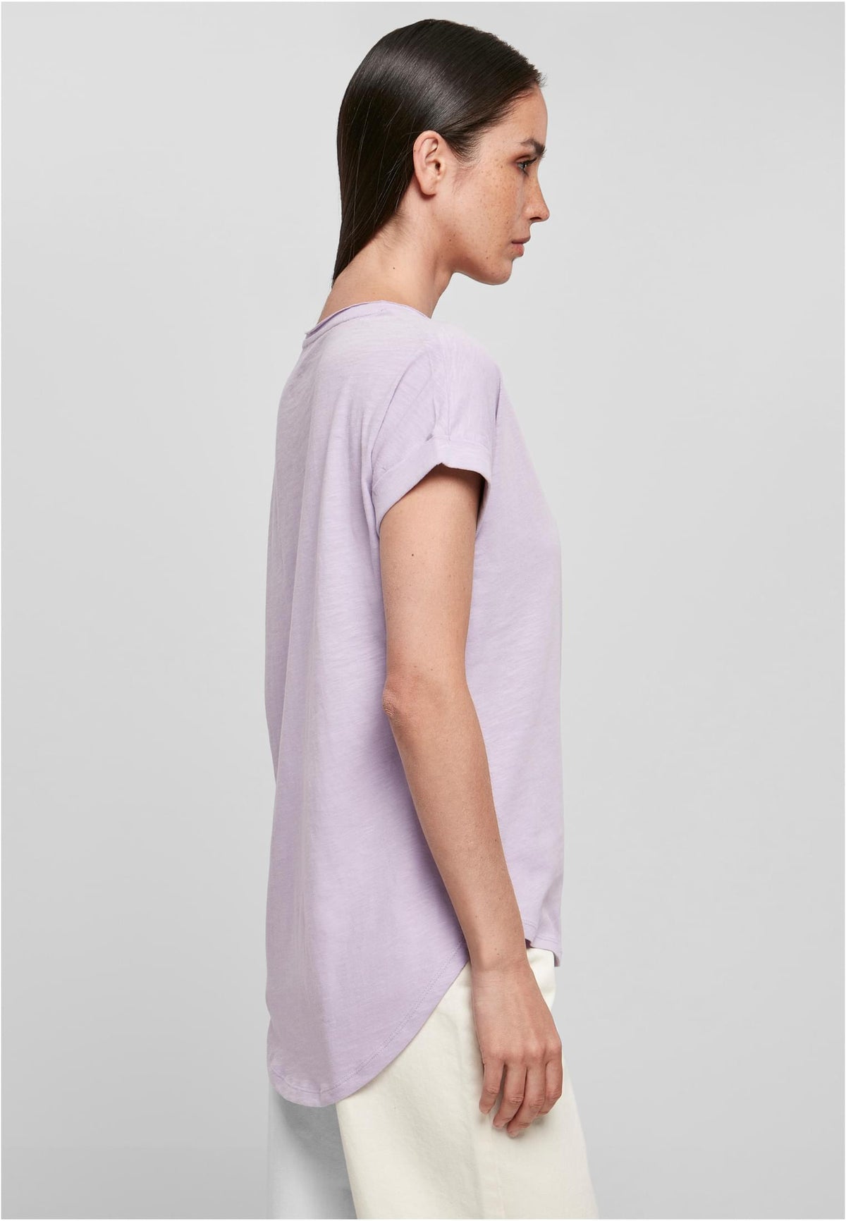 Ladies Long Slub Tee - workoutbrands.com