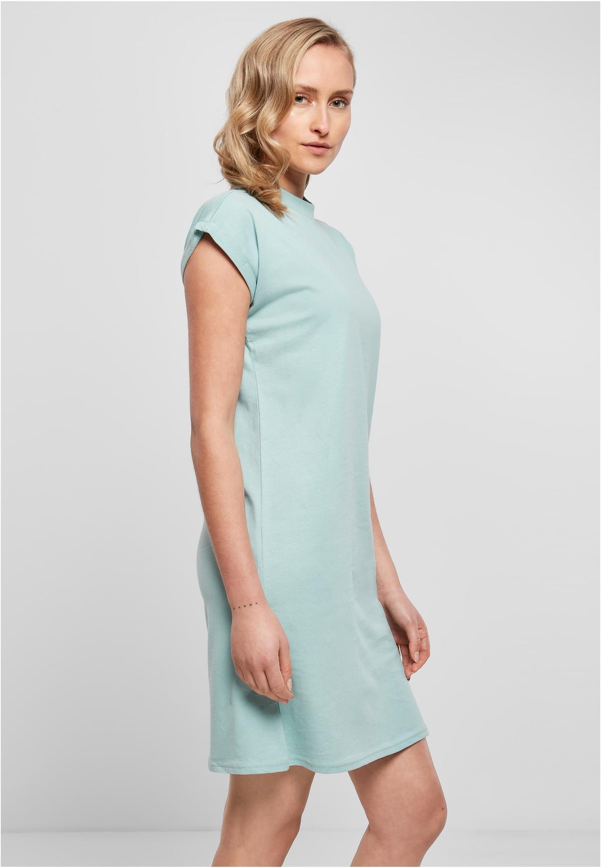 Ladies Turtle Extended Shoulder Dress - workoutbrands.com