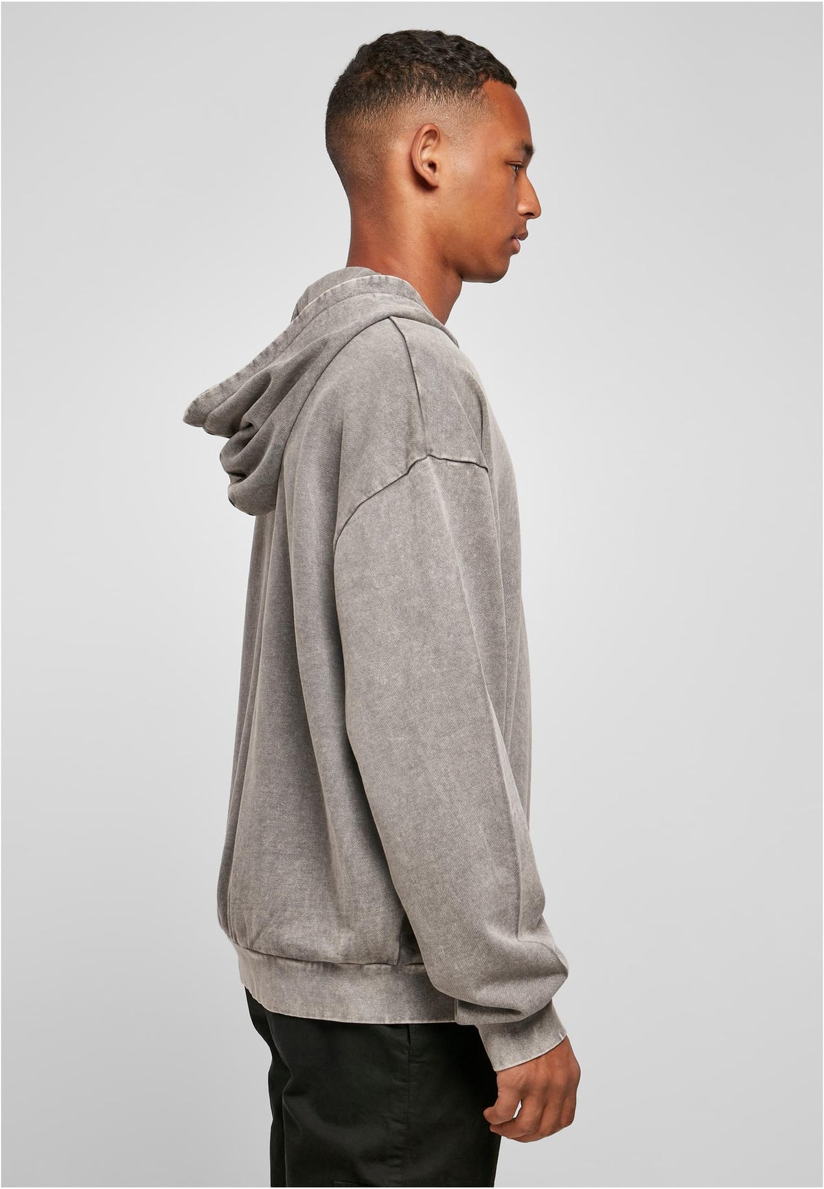 Acid Washed Oversized Hoody - workoutbrands.com