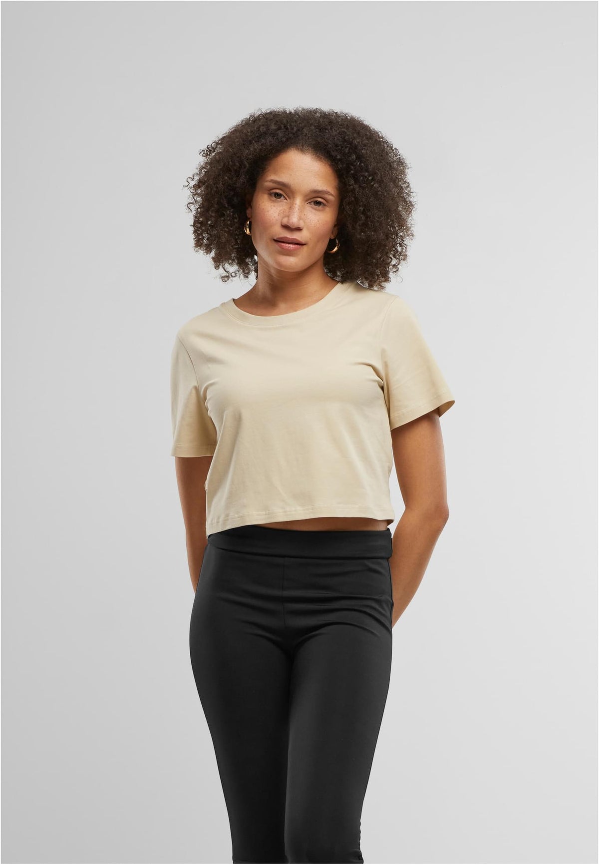 Ladies Cropped Tee - workoutbrands.com