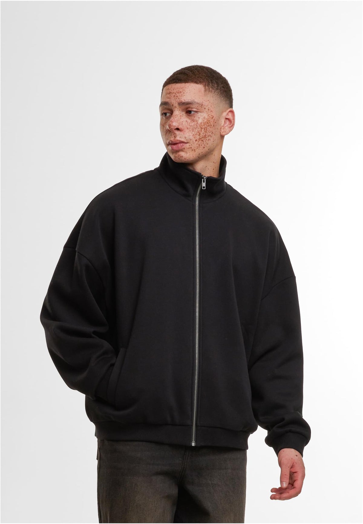 Oversized Zip jacket - workoutbrands.com