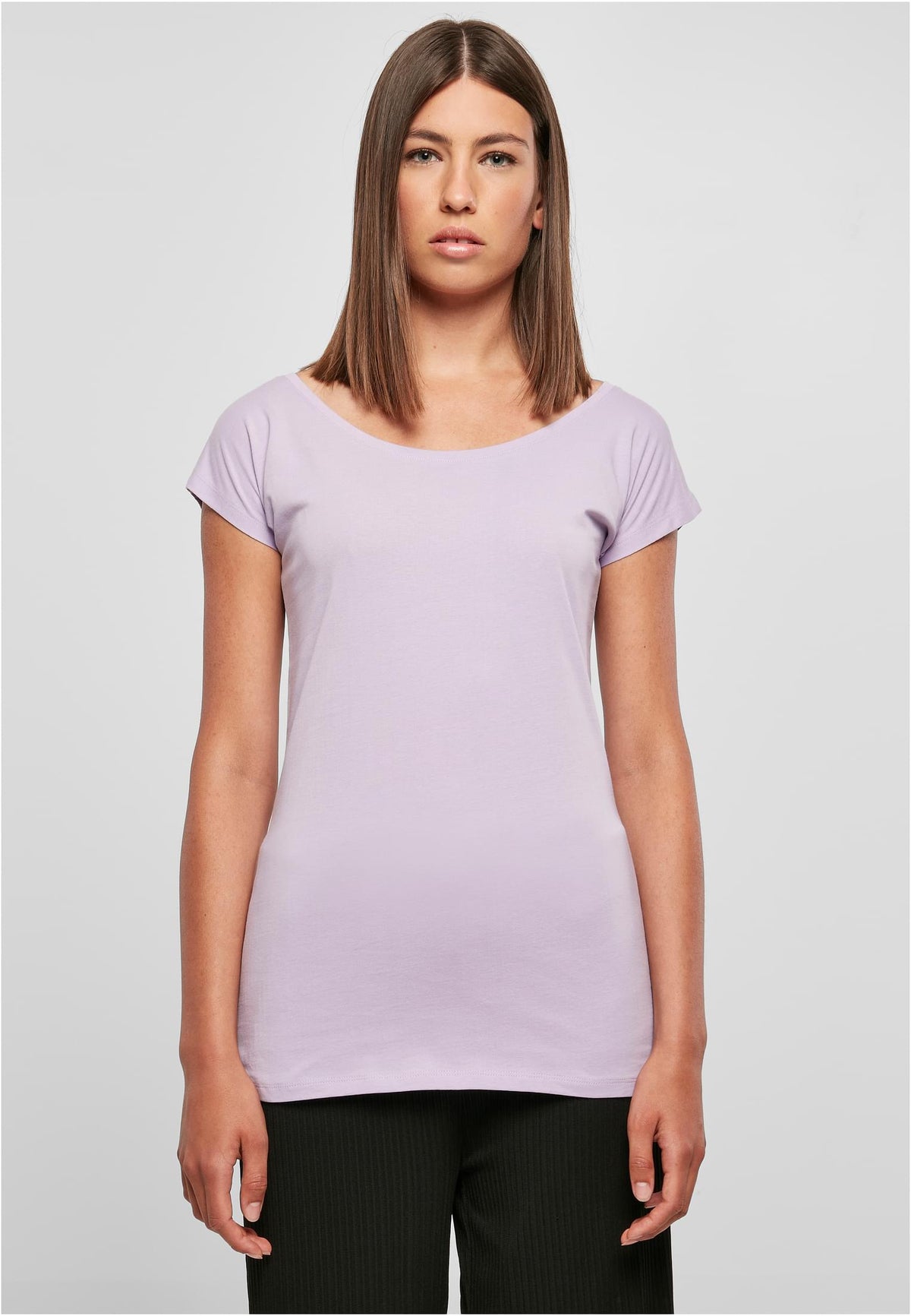 Ladies Wide Neck Tee - workoutbrands.com
