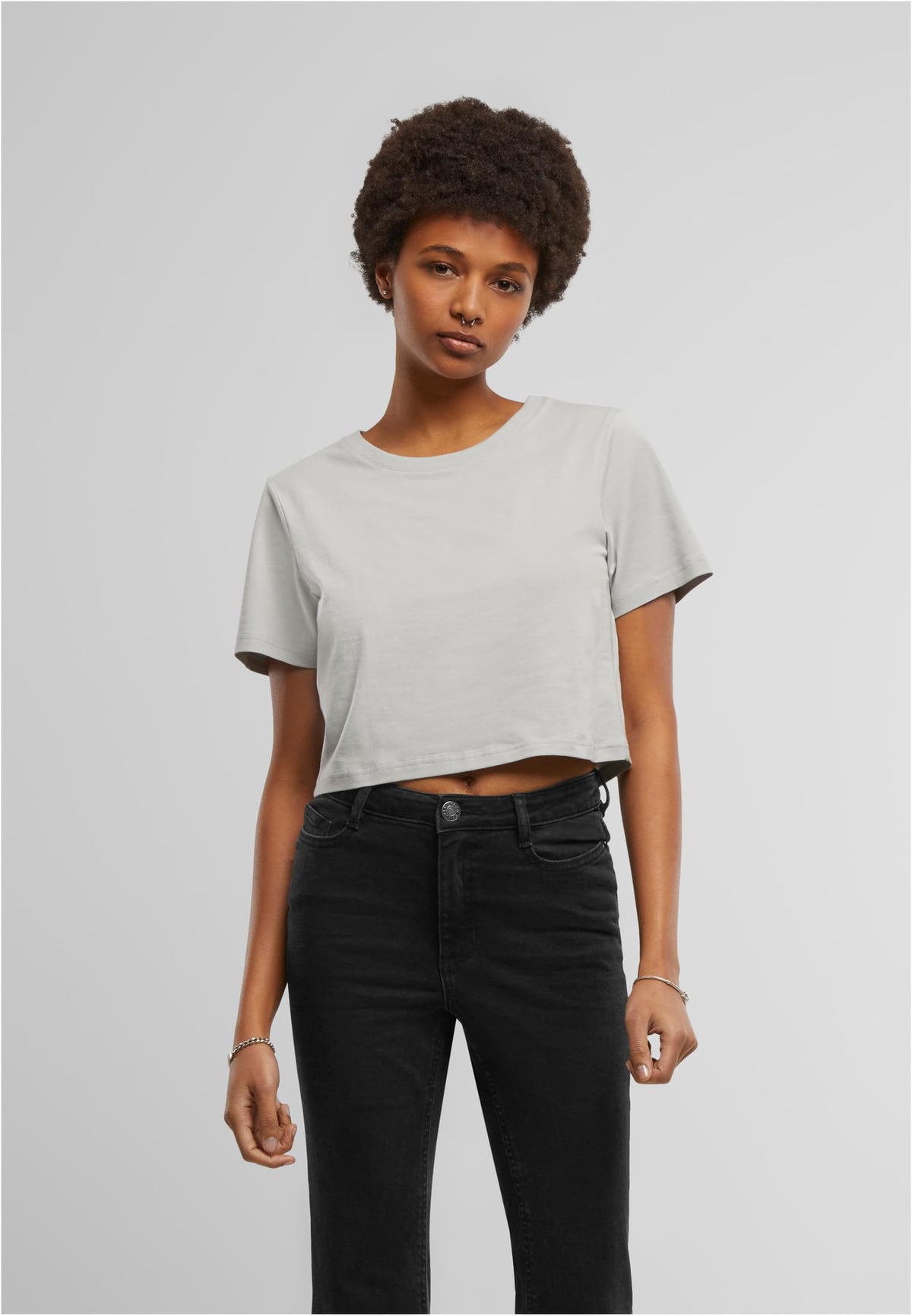Ladies Cropped Tee - workoutbrands.com