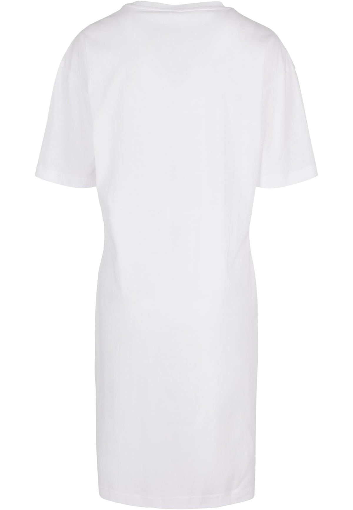 Ladies Essentials Oversized Slit Tee Dress - workoutbrands.com
