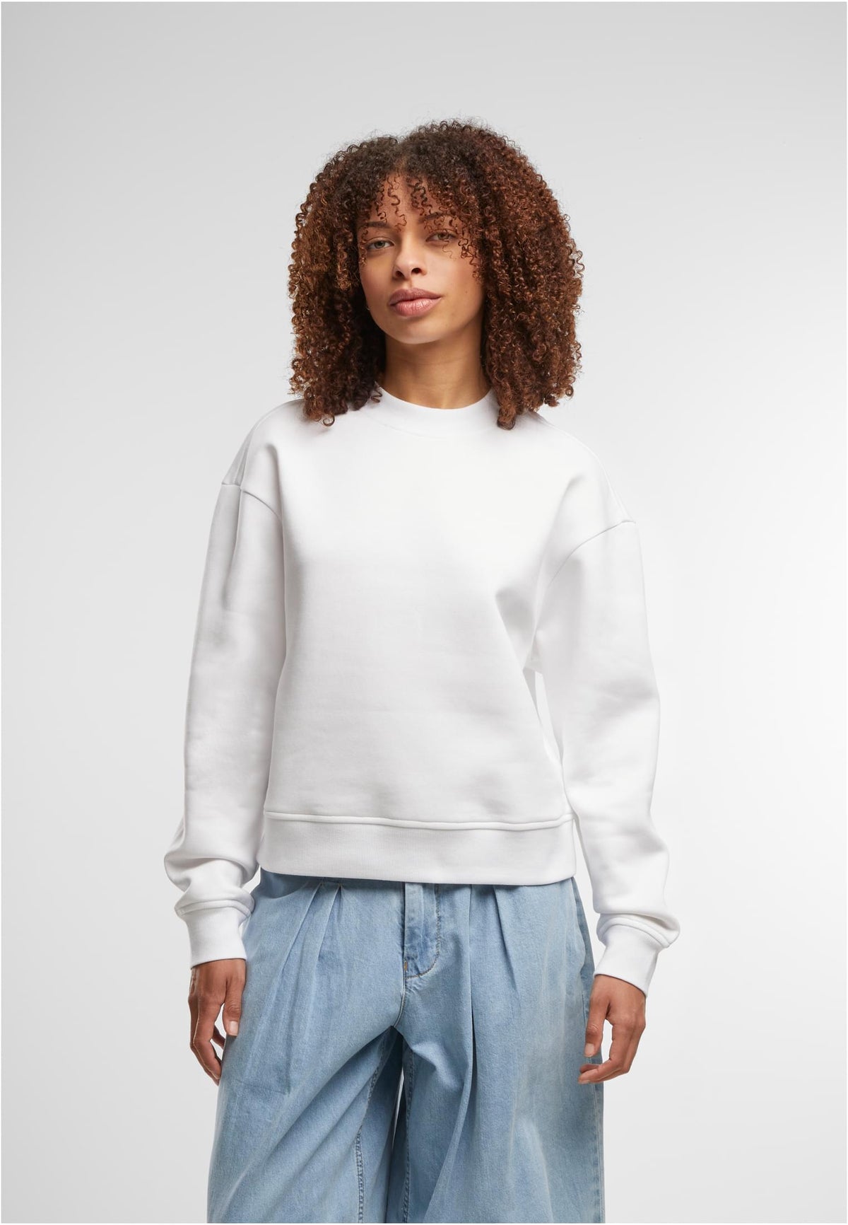 Ladies Oversized Crewneck - workoutbrands.com